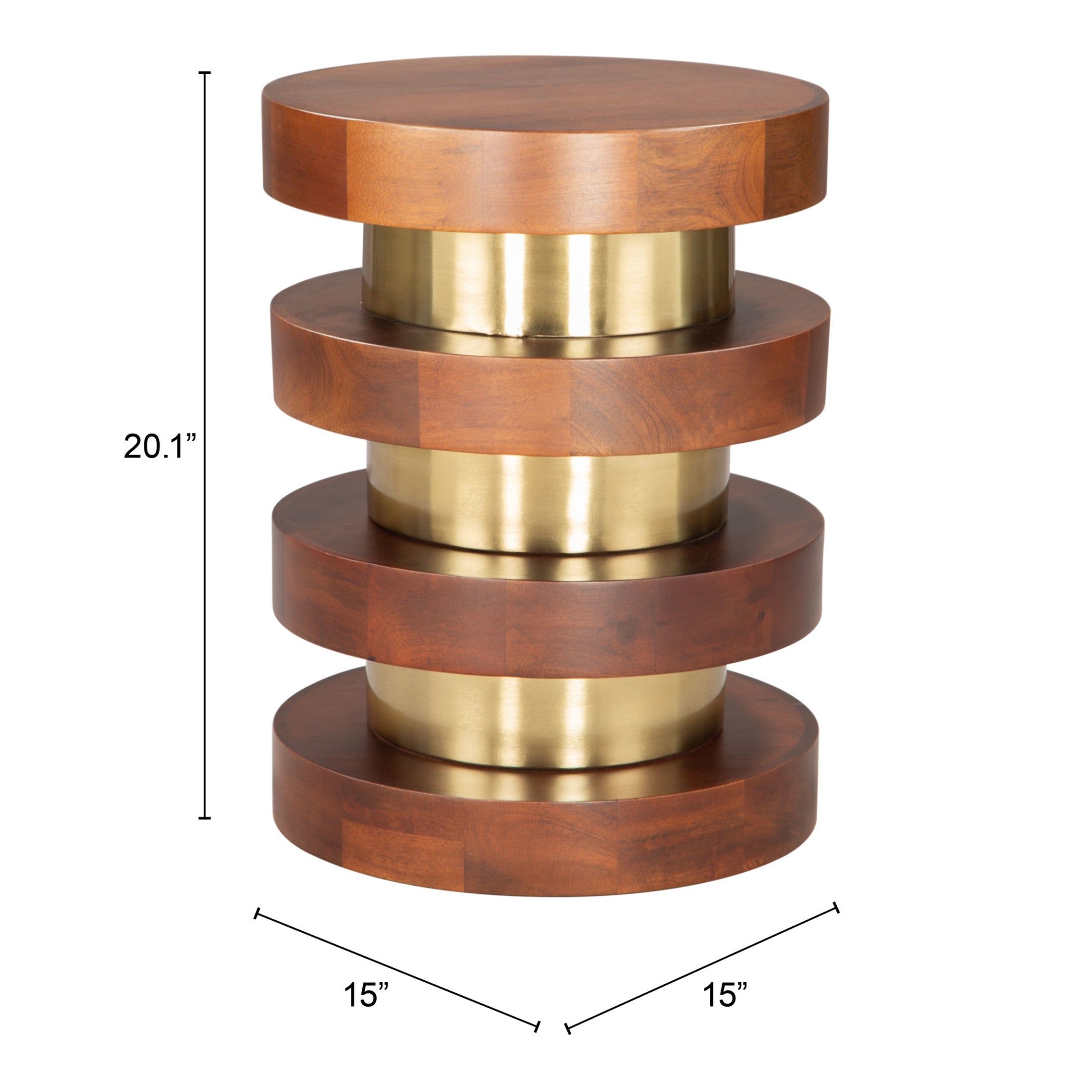Marigot Side Table Walnut