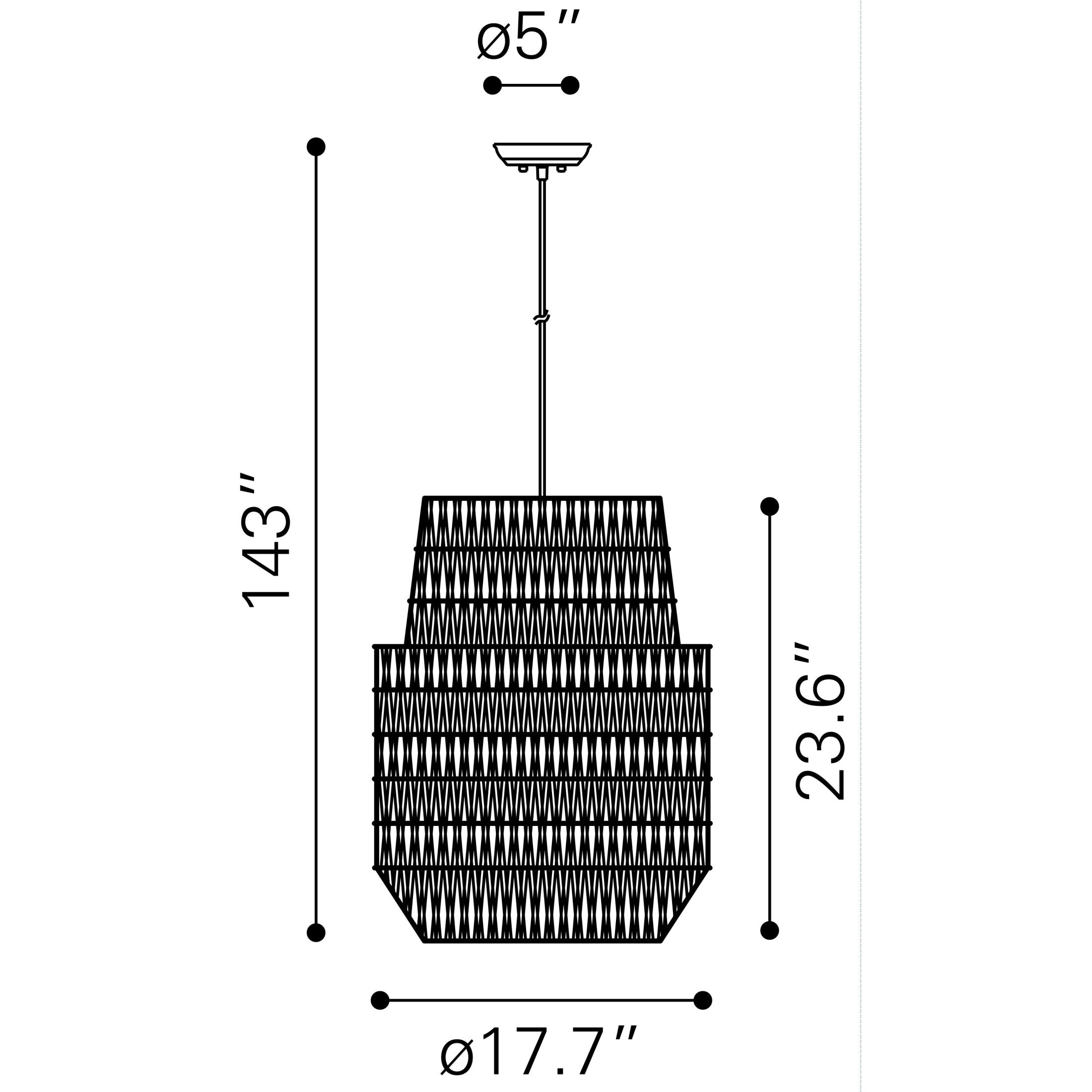 Daydream Ceiling Lamp Gray