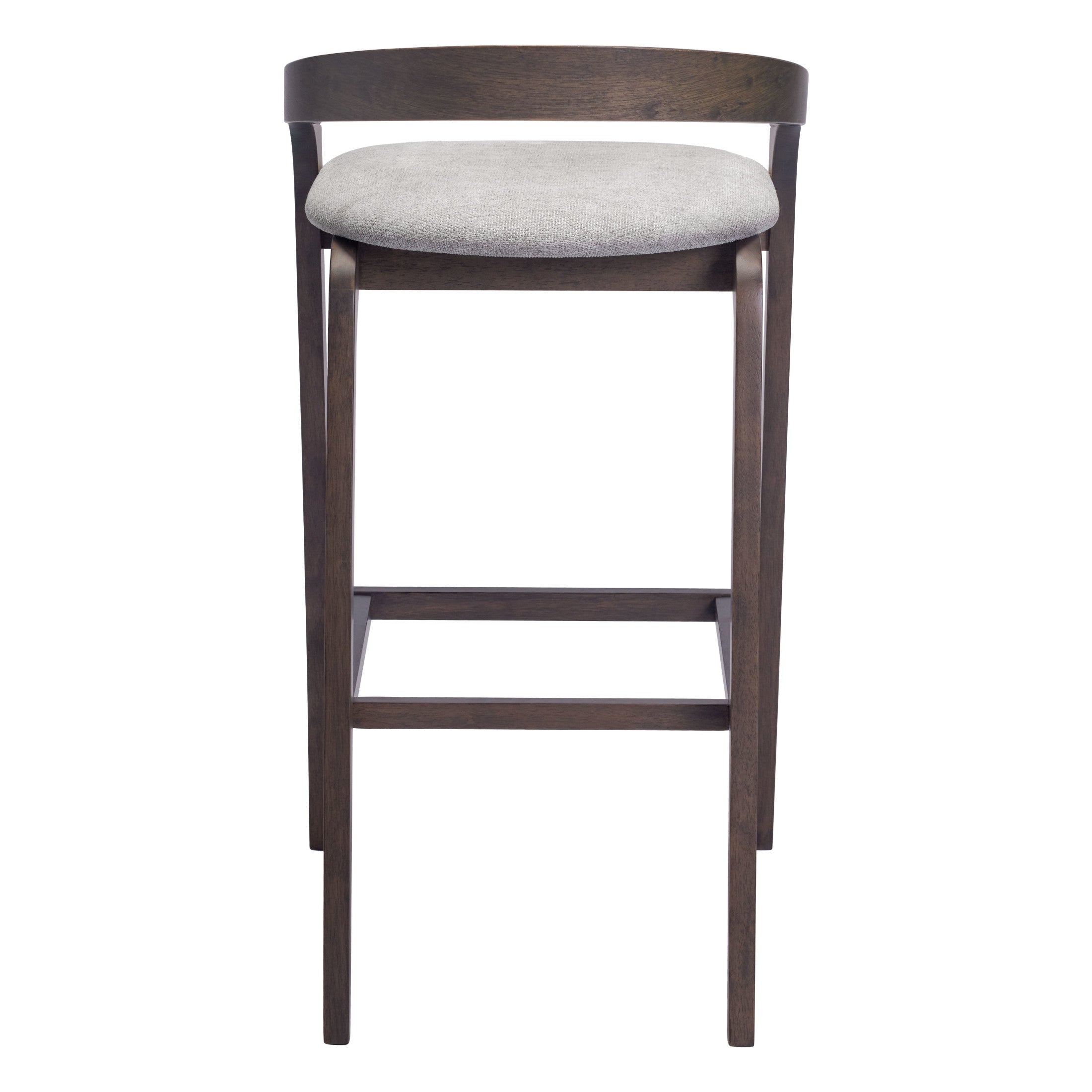 Troy Barstool (Set of 2) Dove Gray & Espresso
