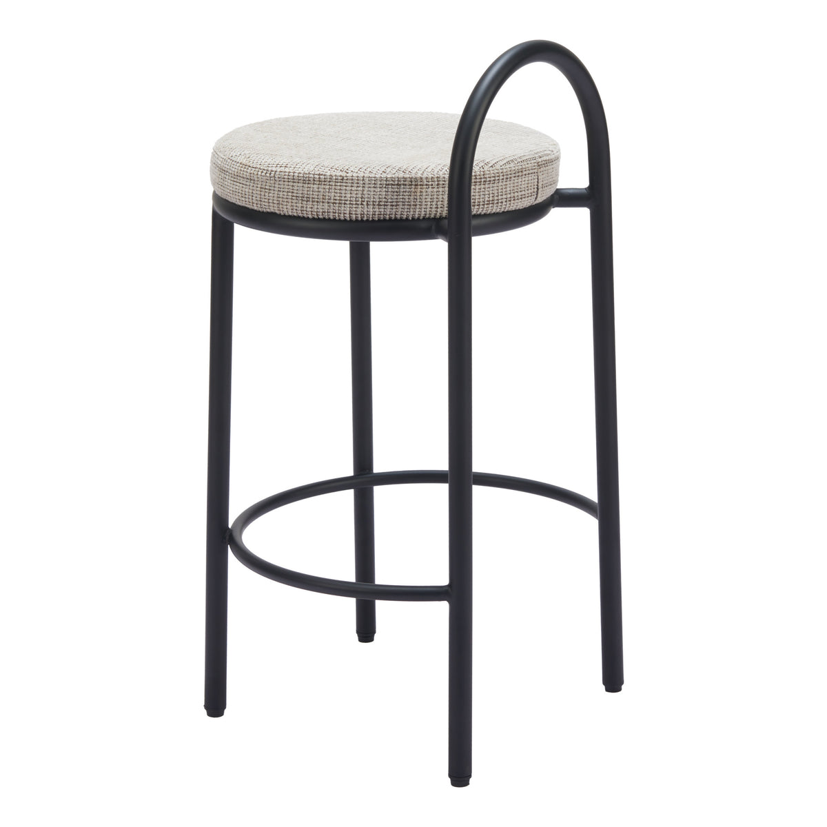 Sisal Counter Stool (Set of 2) Beige Tweed