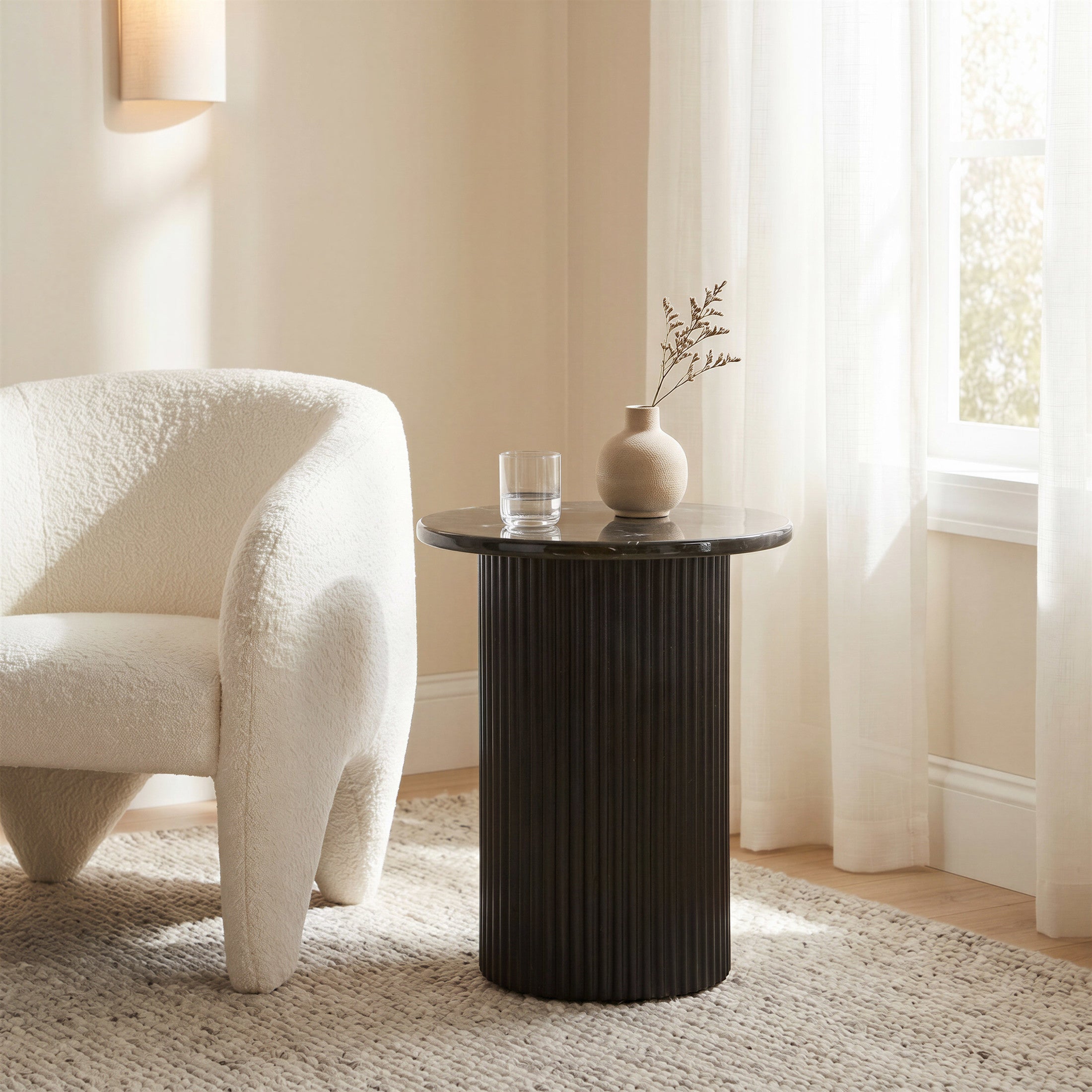 Tarn Side Table Black