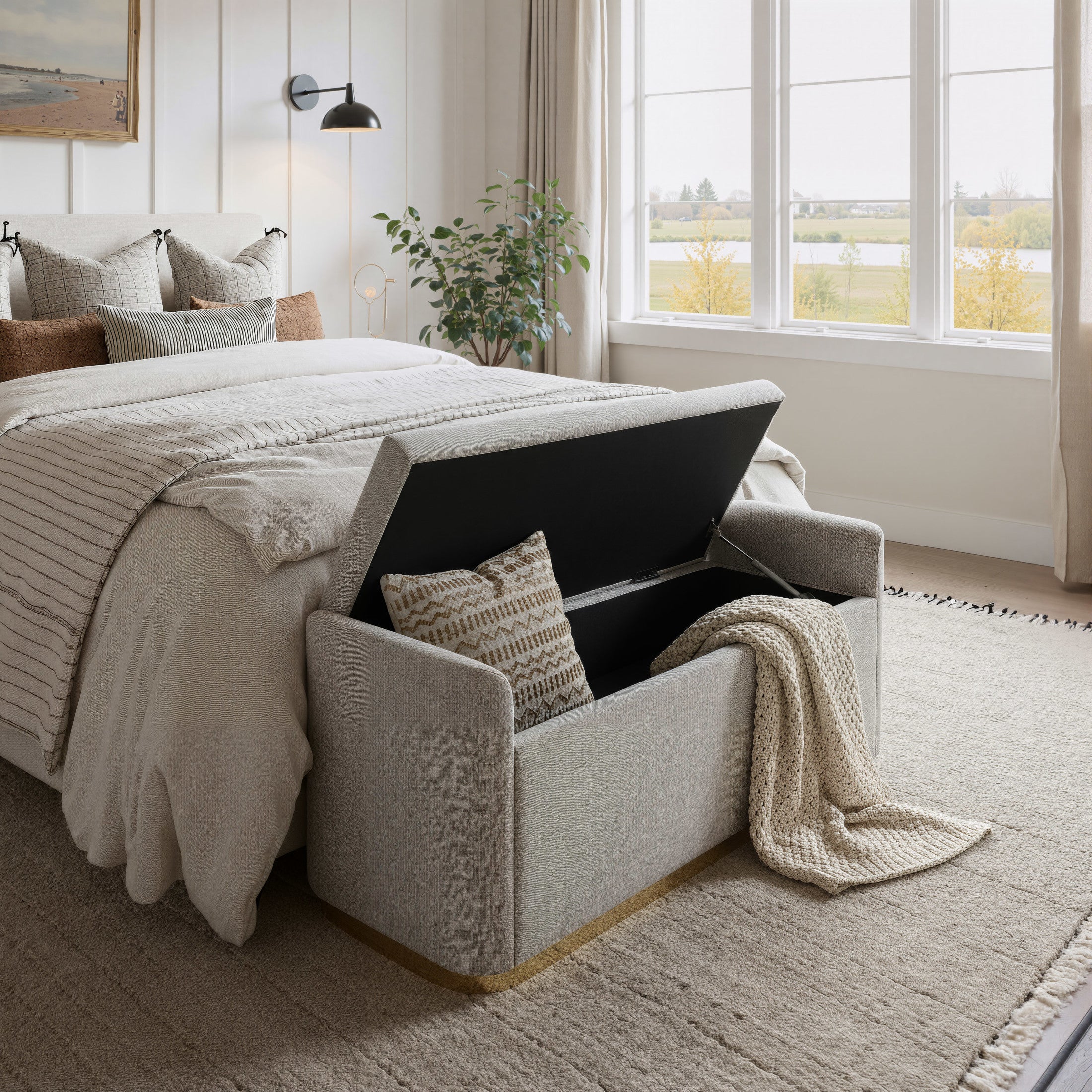 Dobo Storage Bench Gray