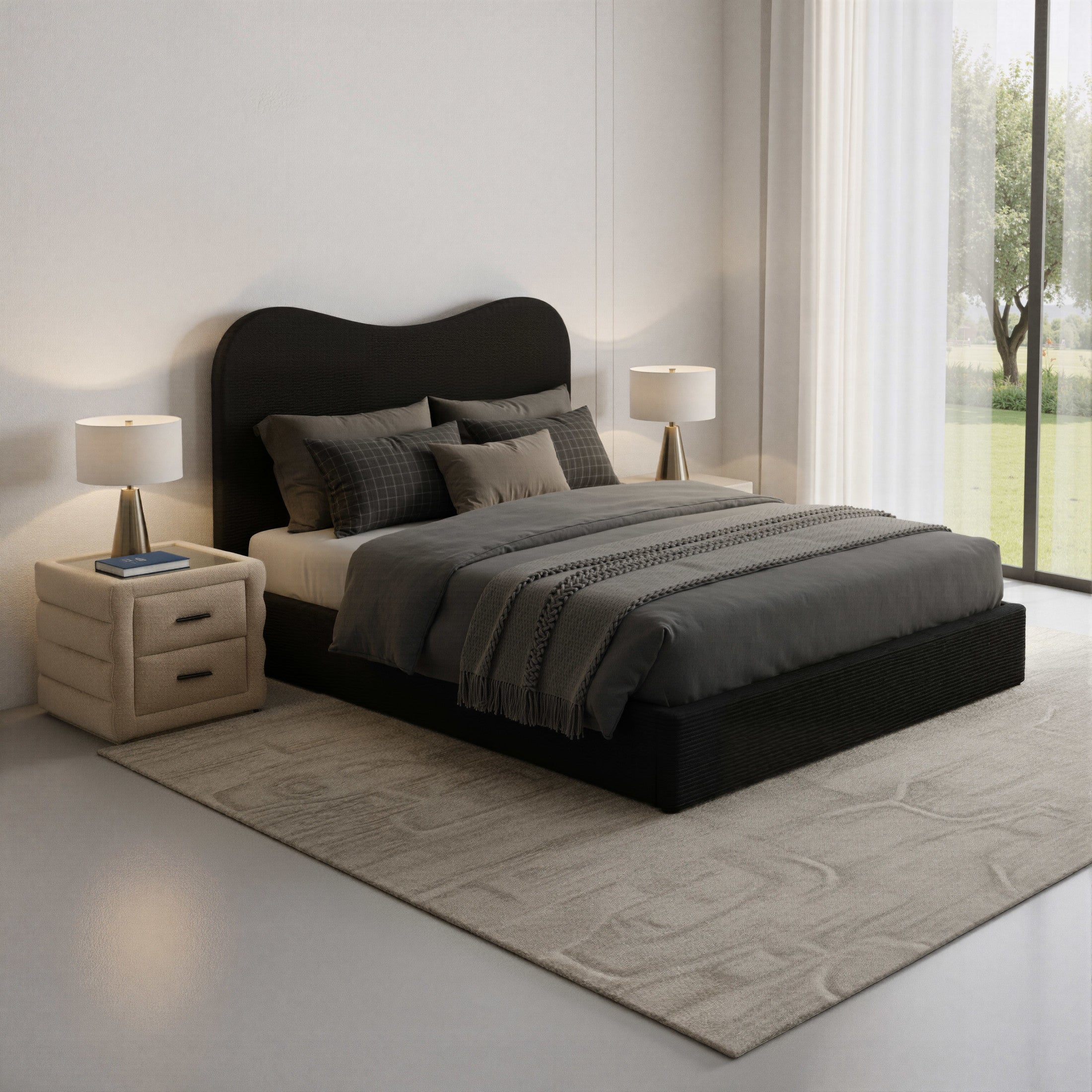 Soffice Nightstand Beige