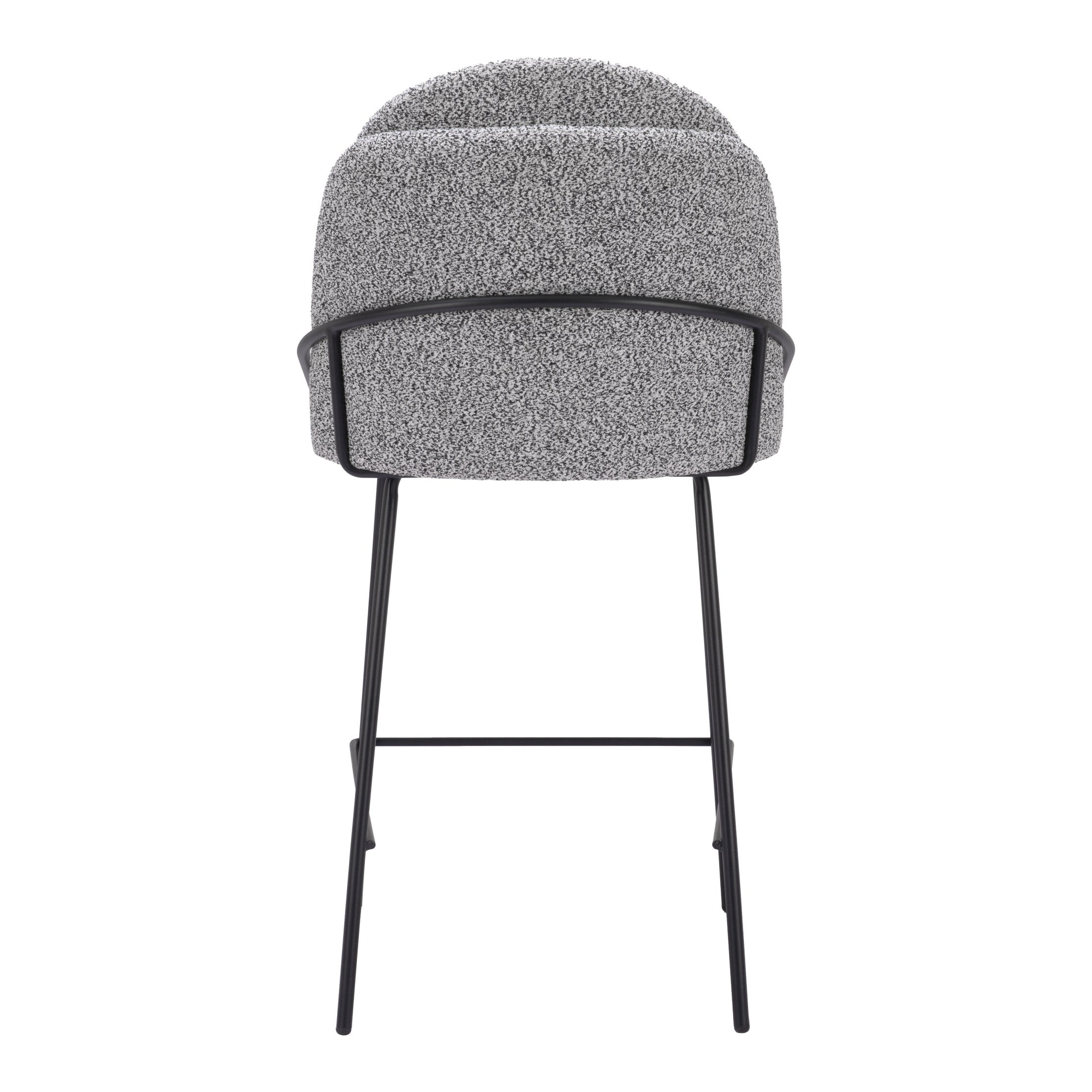 Jambi Counter Stool (Set of 2) Black & White