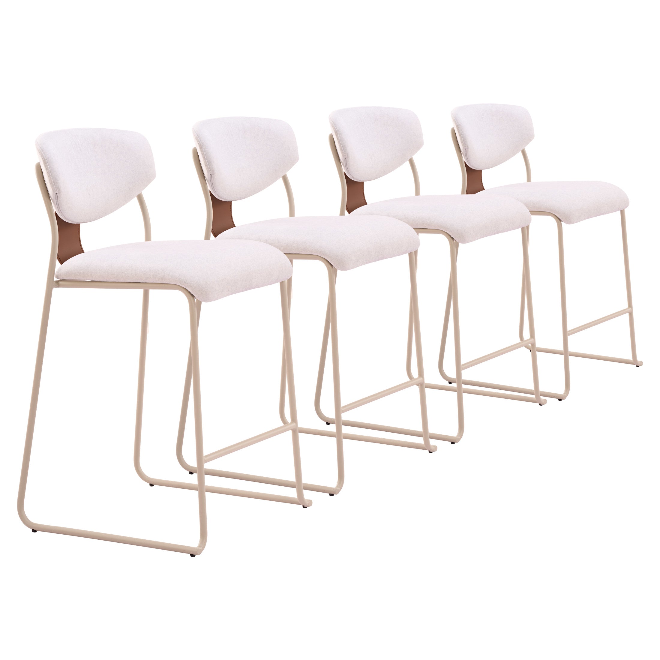 Meadow Counter Stool (Set of 4) Cloud White