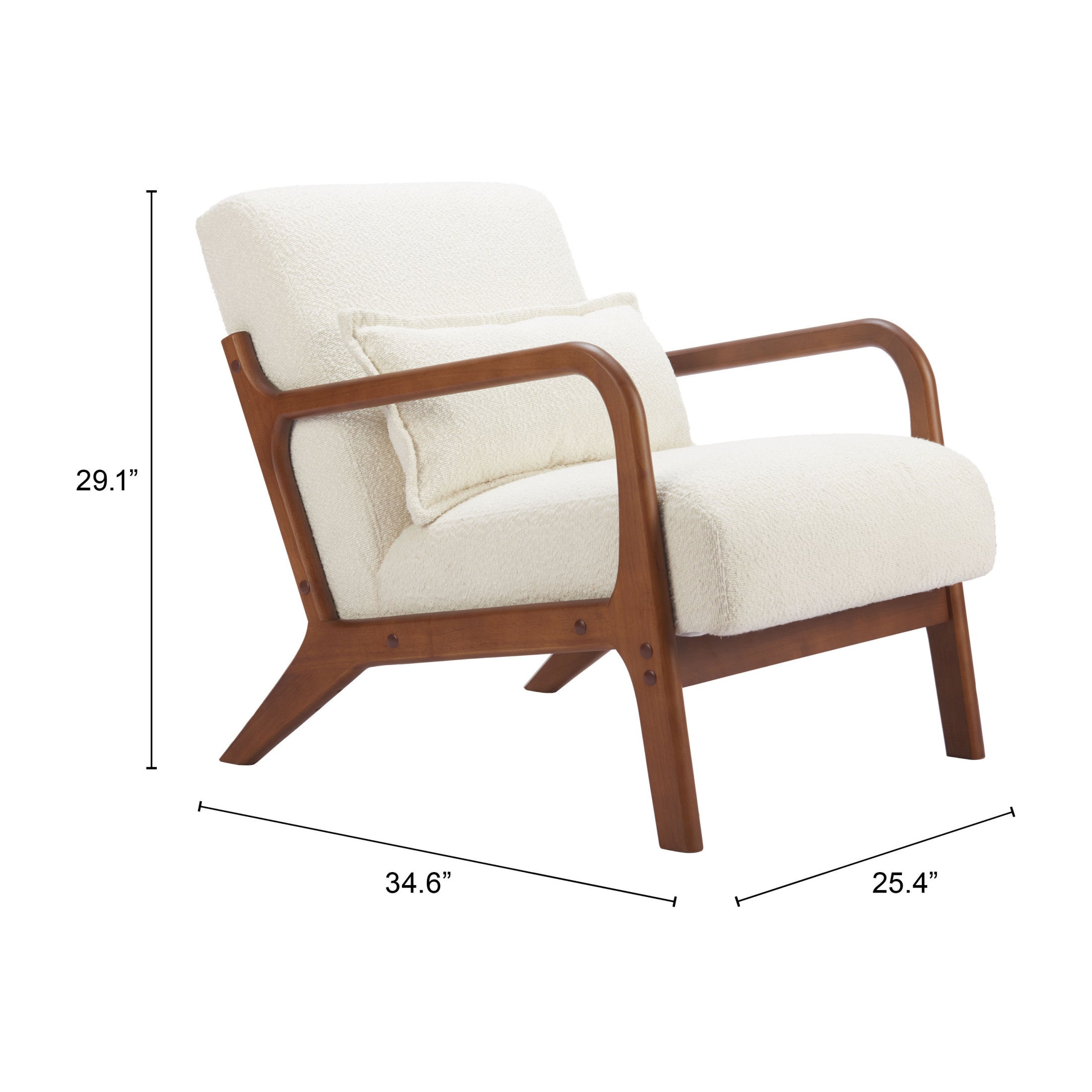 Macio Accent Chair Cream