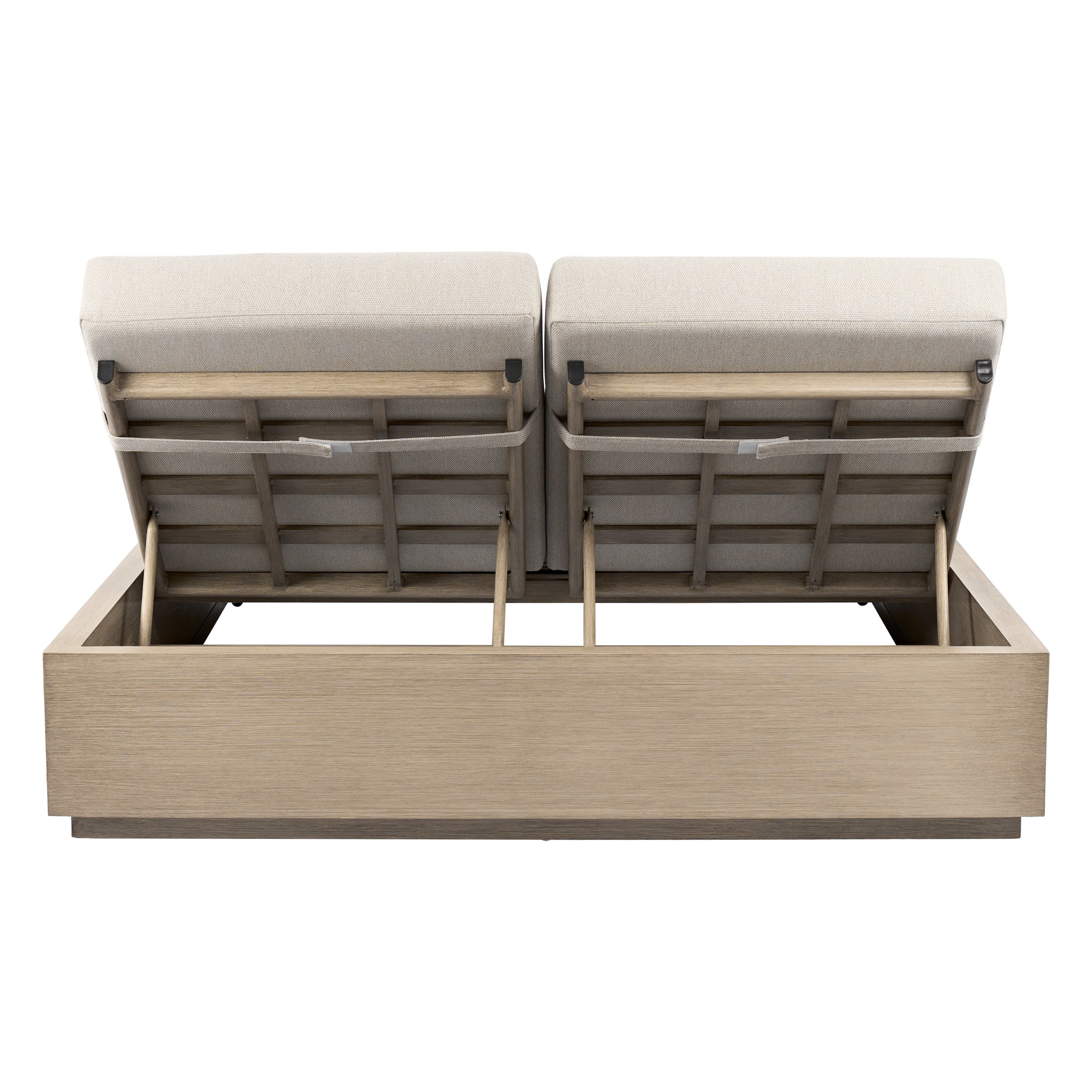 Varadero Beach Double Chaise Gray