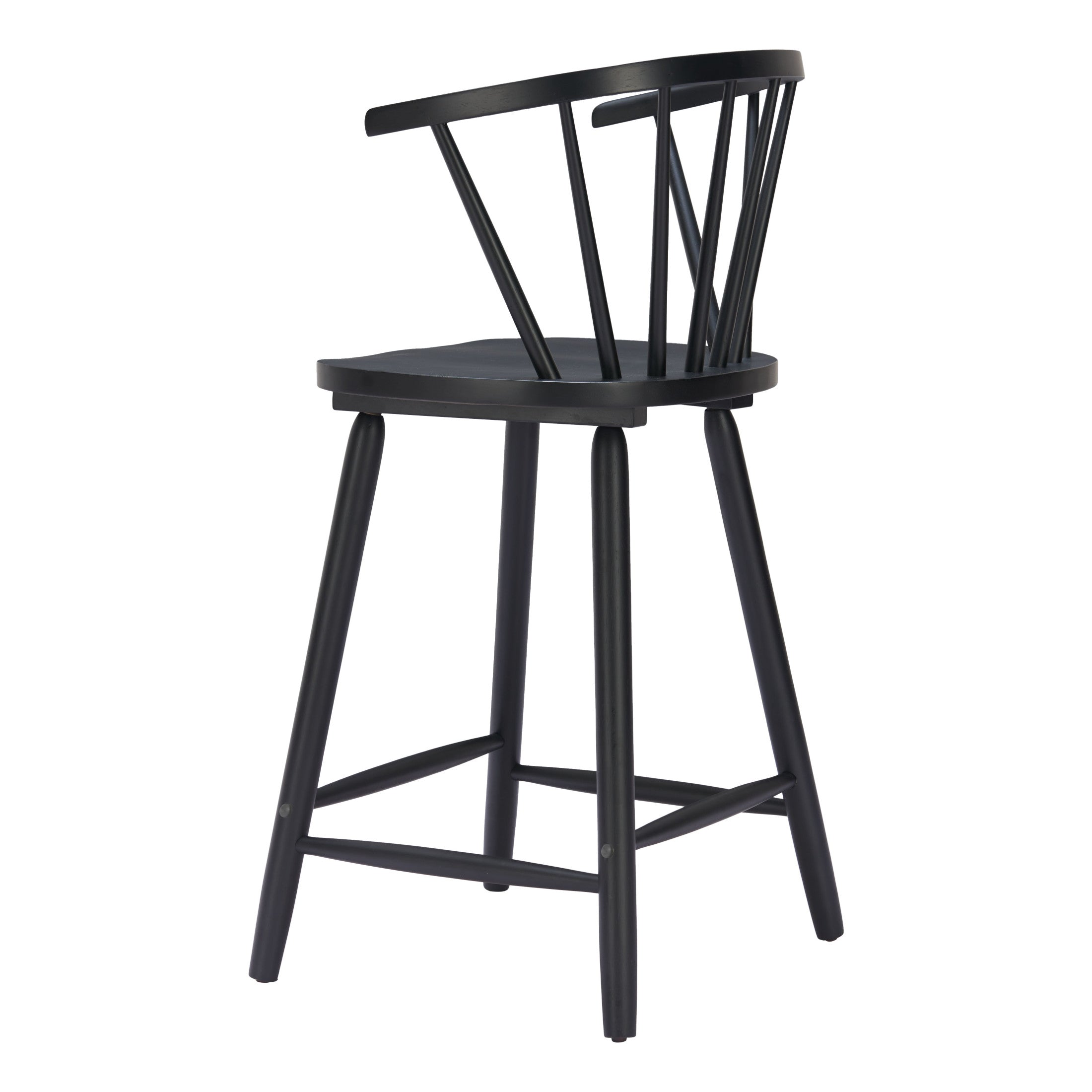Stenger Counter Stool (Set of 2) Black