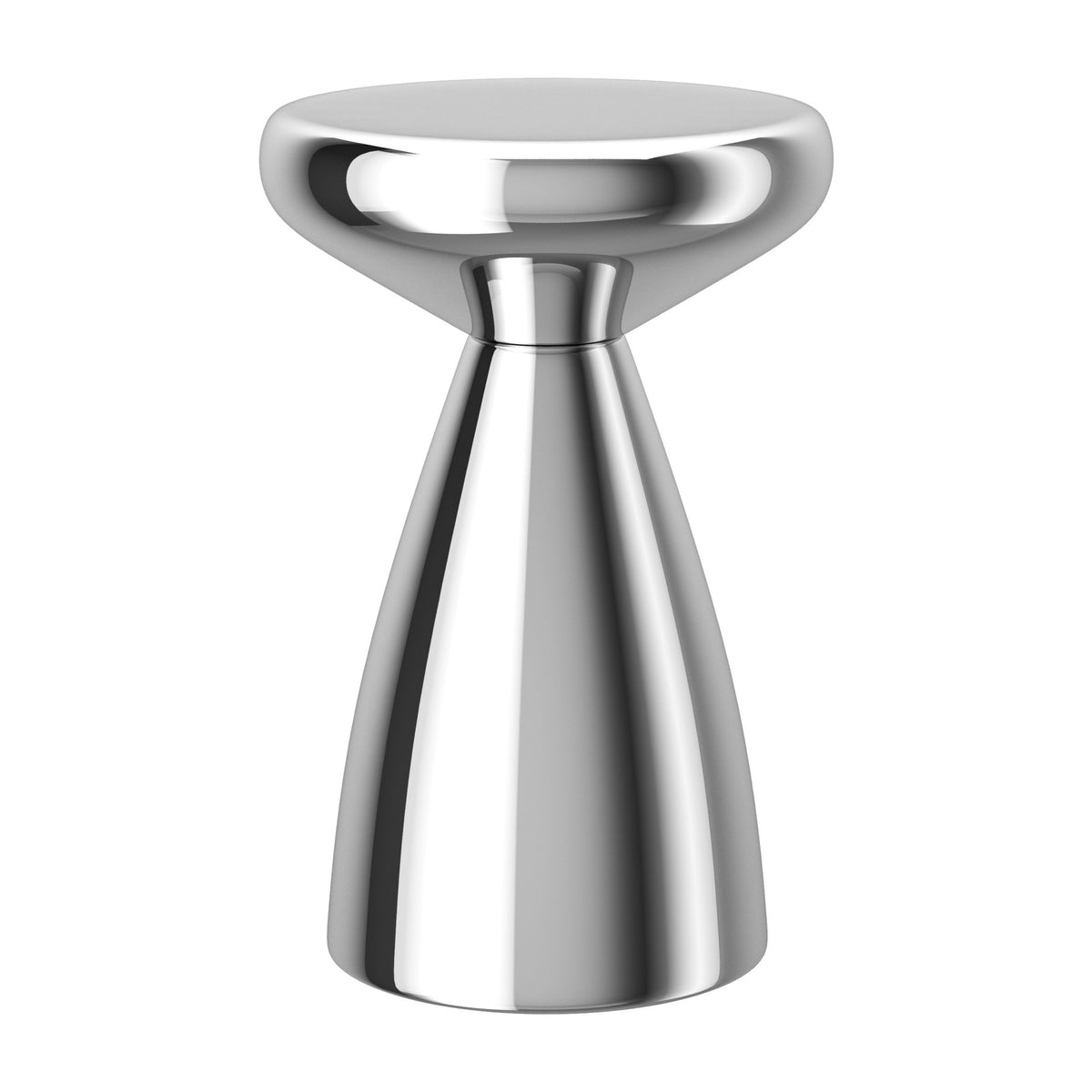 Decatur Side Table Silver