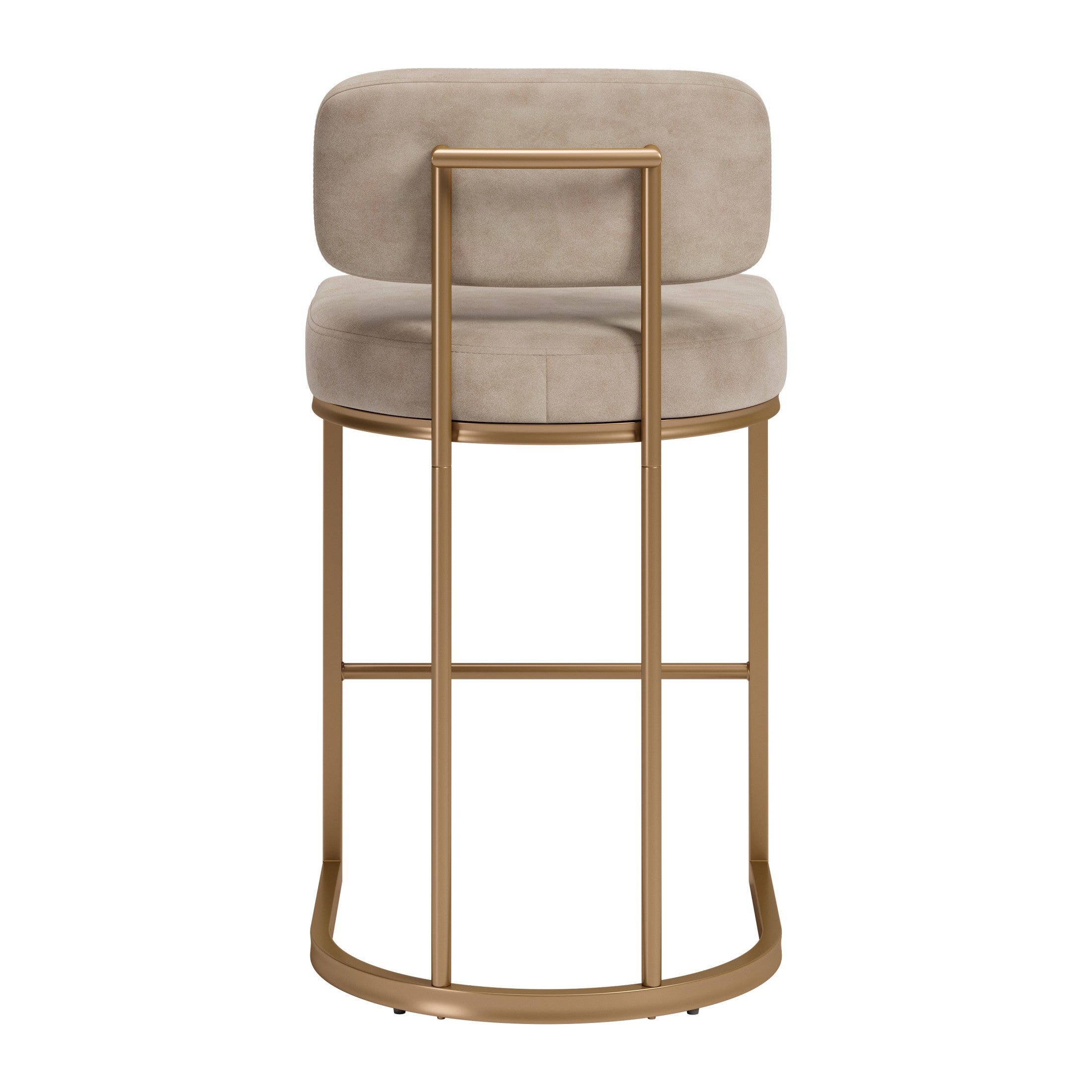 Velar Counter Stool (Set of 2) Beige