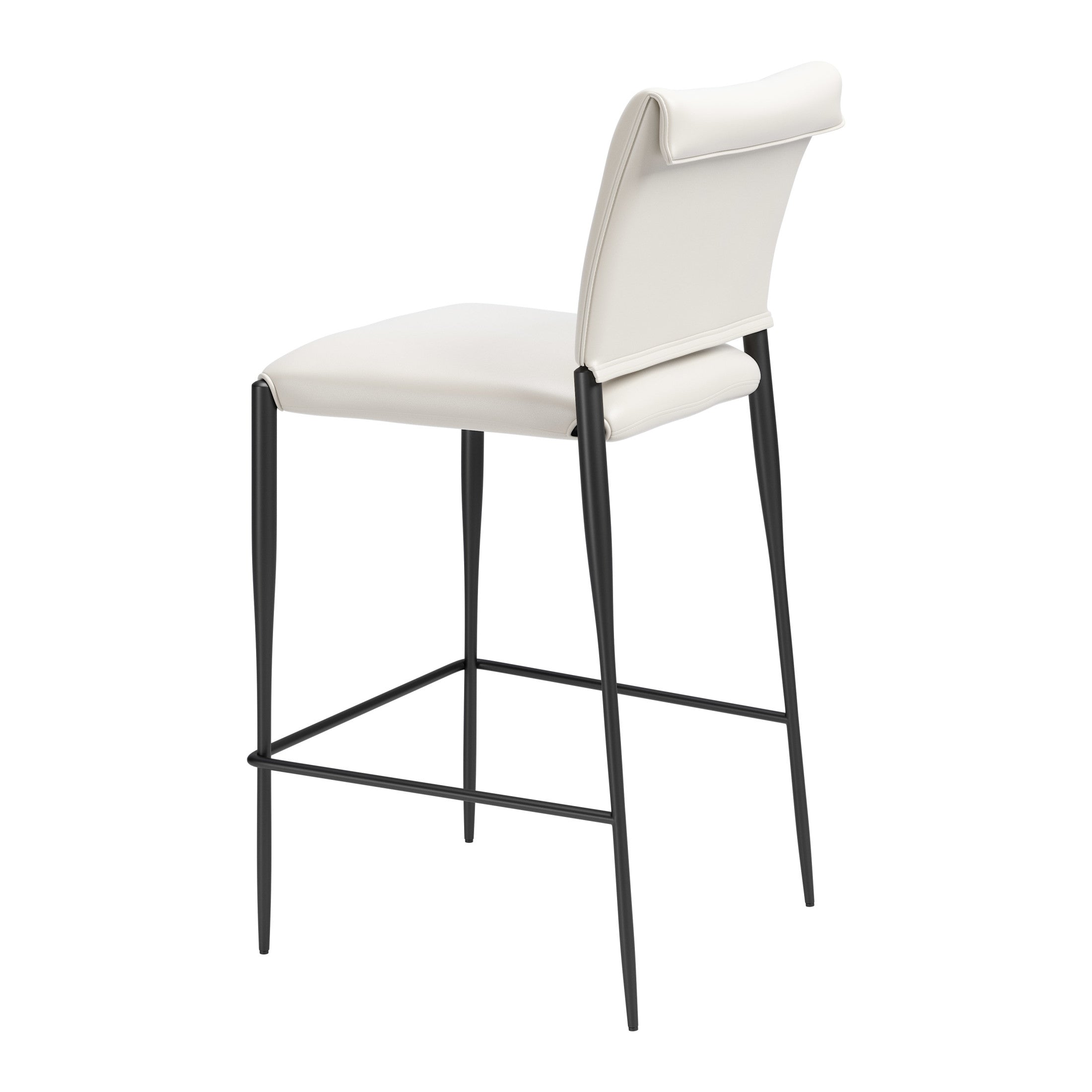 Freesia Barstool (Set of 2) White