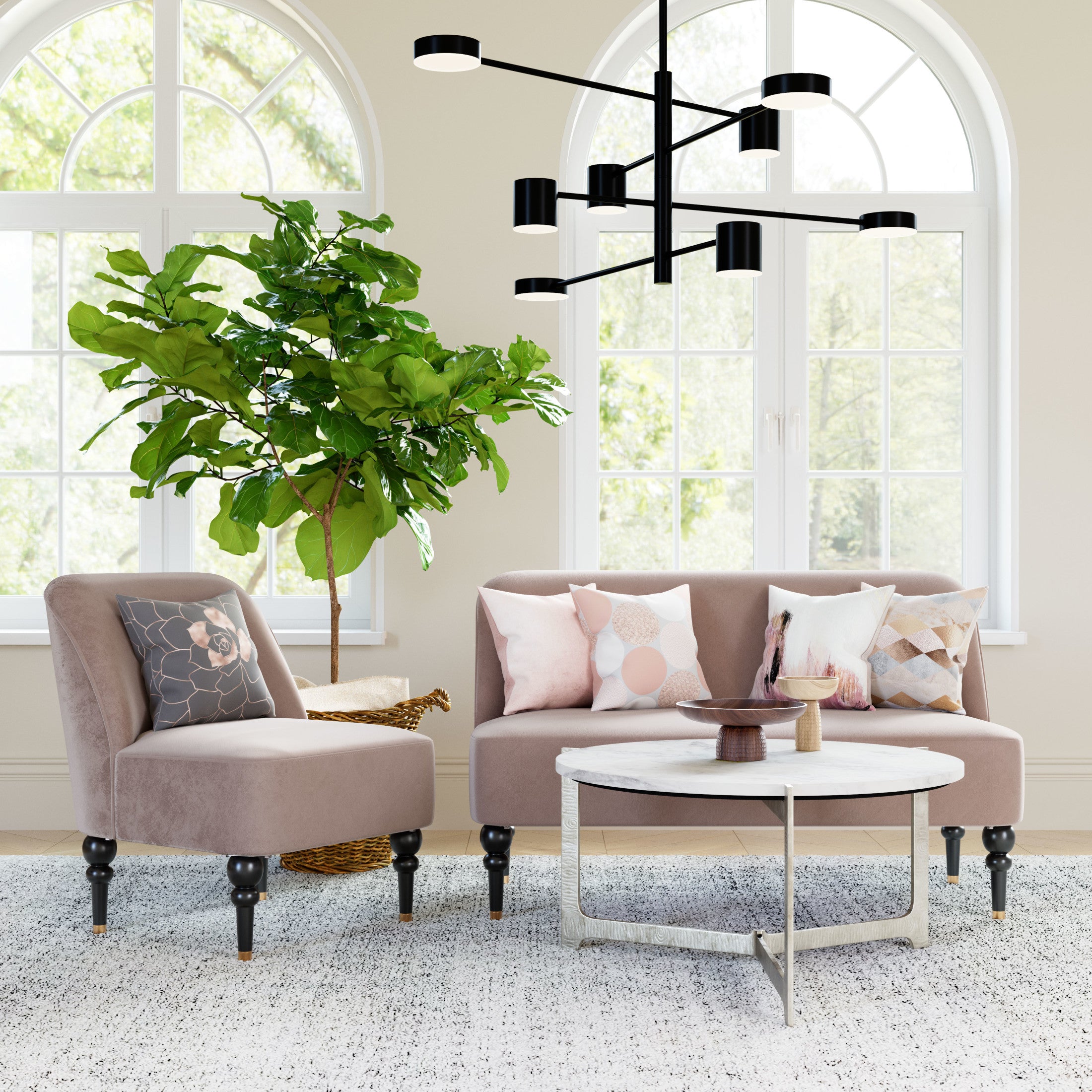 Bintulu Accent Chair Taupe