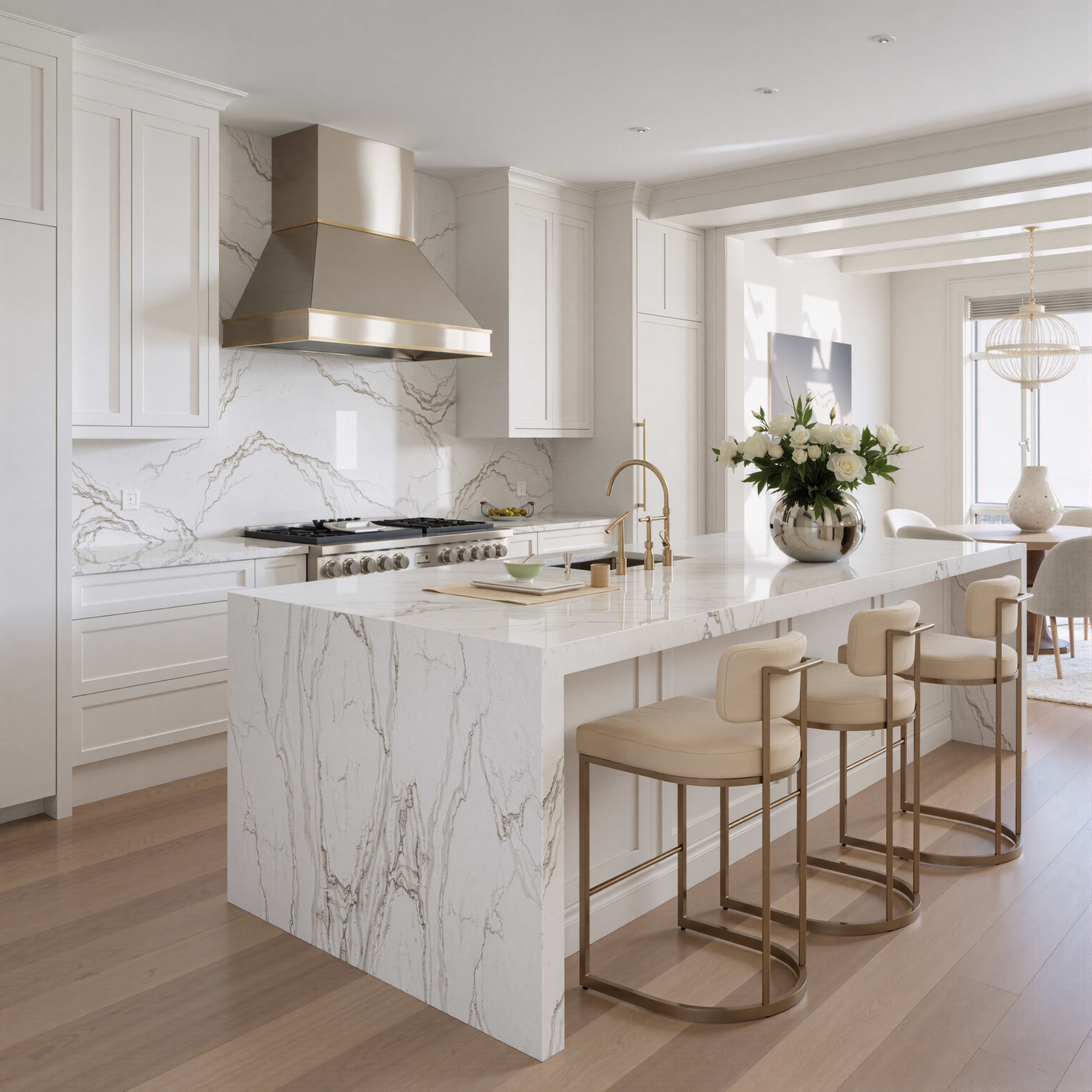 Velar Counter Stool (Set of 2) Beige