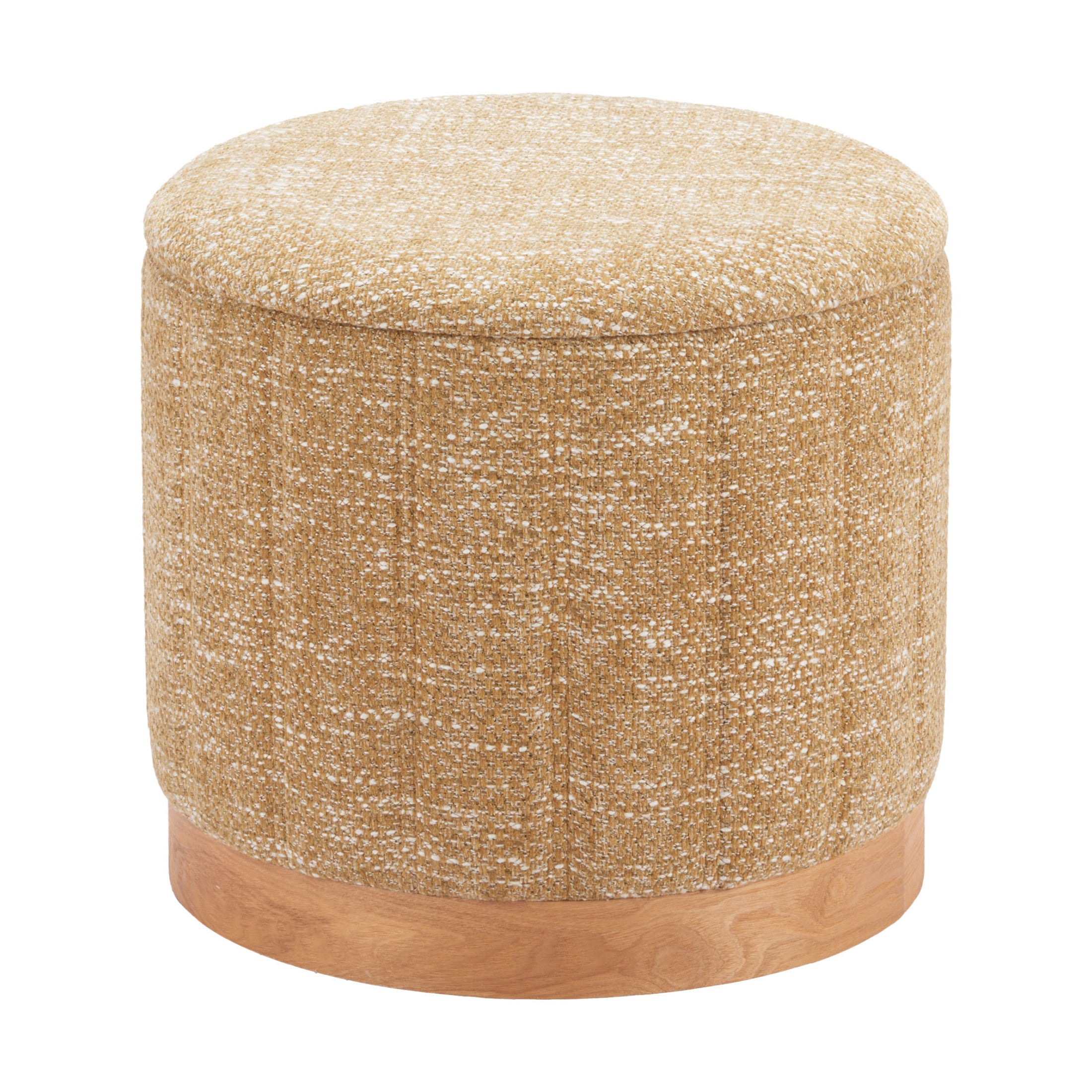 Fije Storage Ottoman Oat Yellow