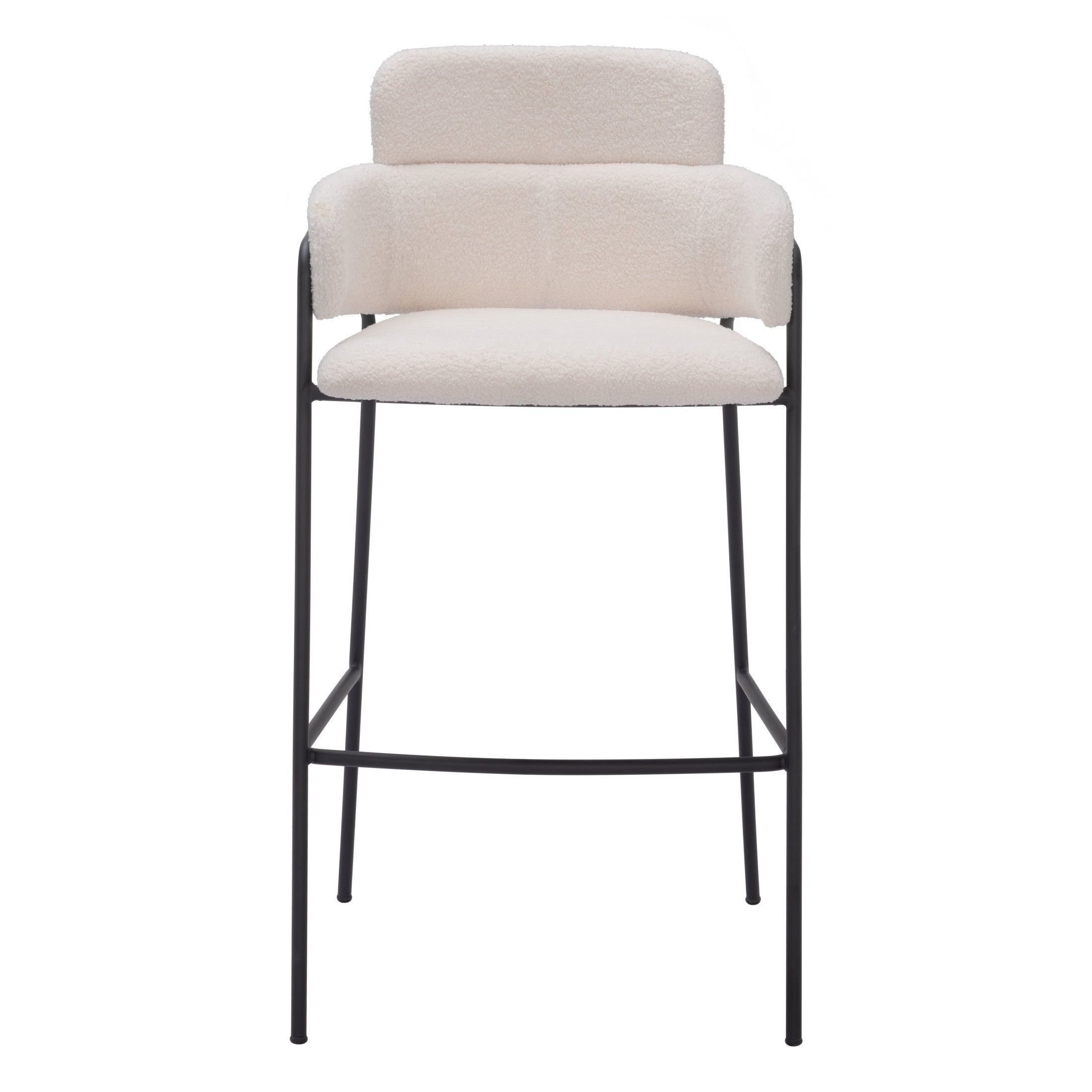 Marcel Barstool (Set of 2) Cream
