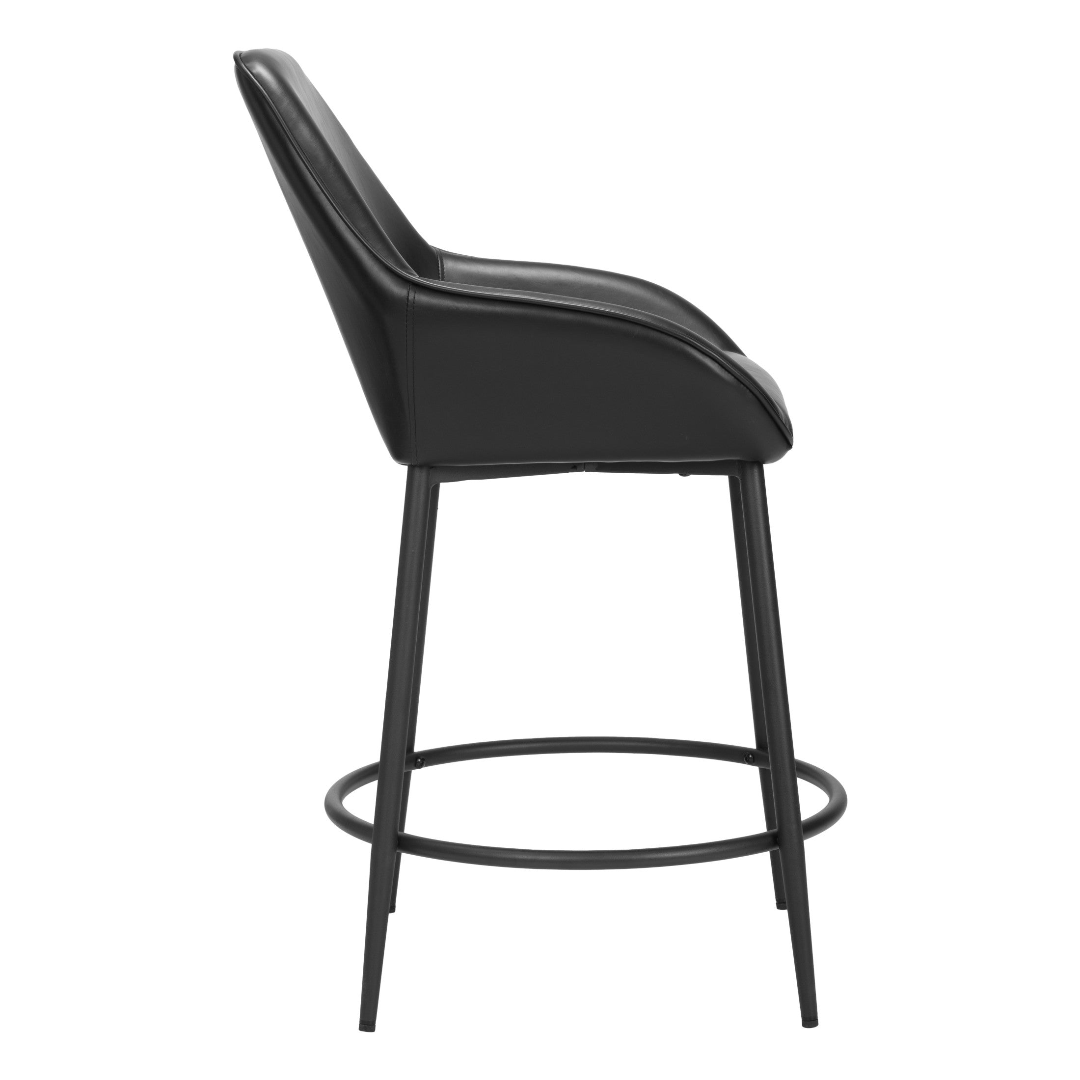 Vila Counter Stool (Set of 2) Black
