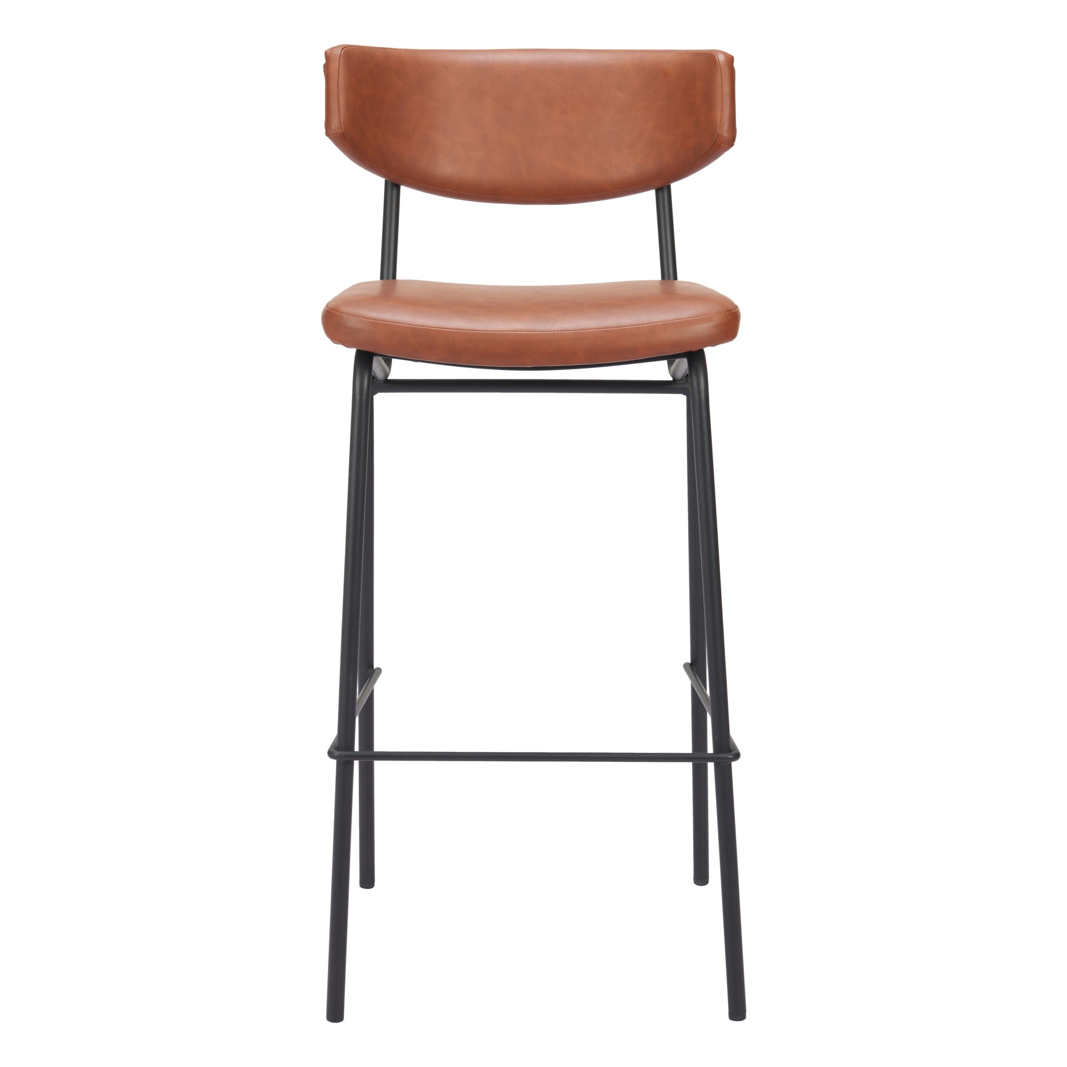 Charon Barstool (Set of 2) Vintage Brown