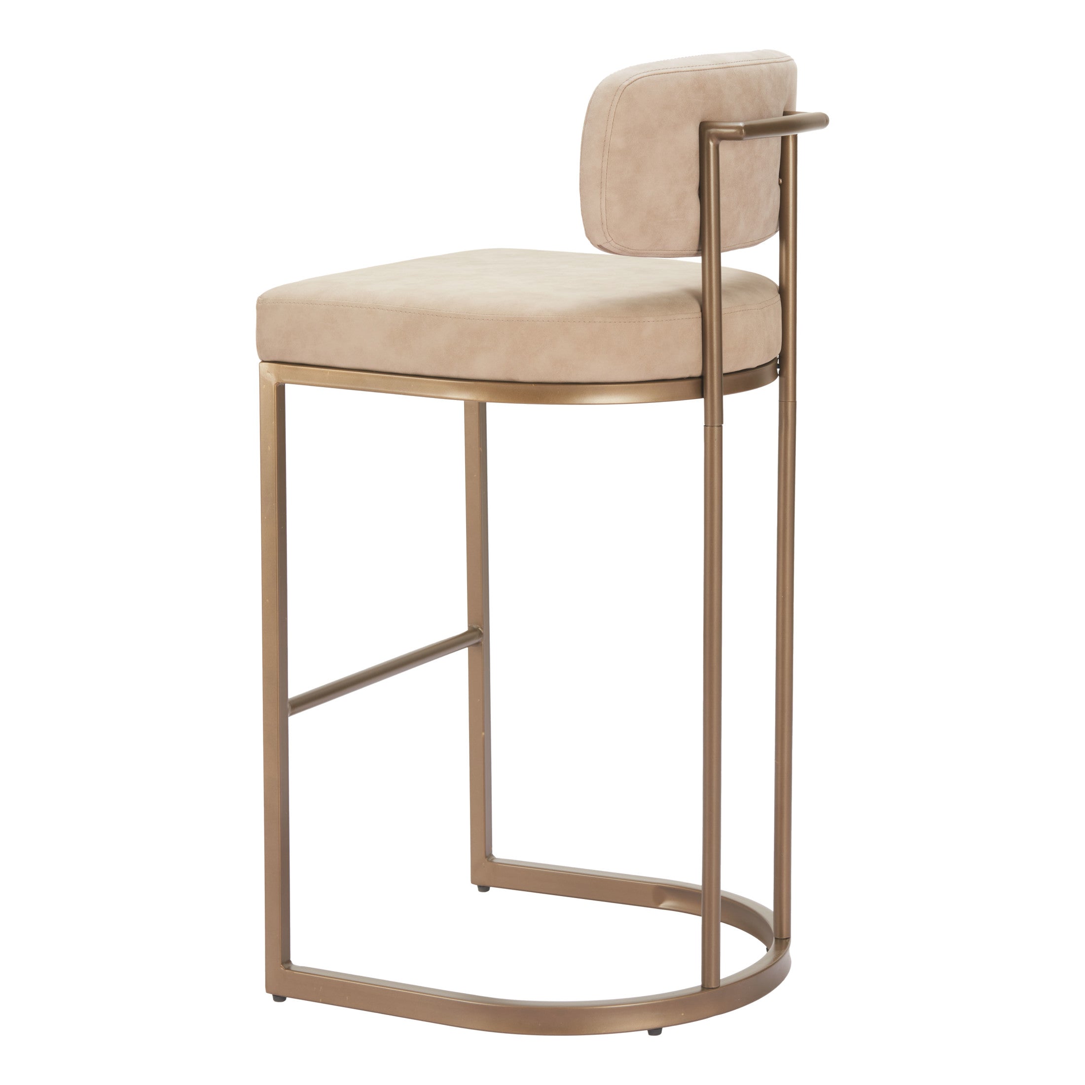 Velar Barstool (Set of 2) Beige