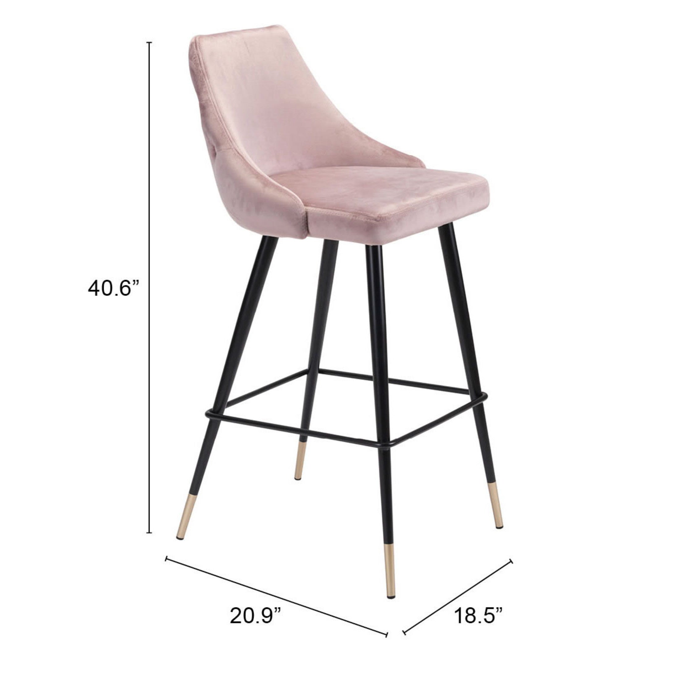 Piccolo Barstool Pink