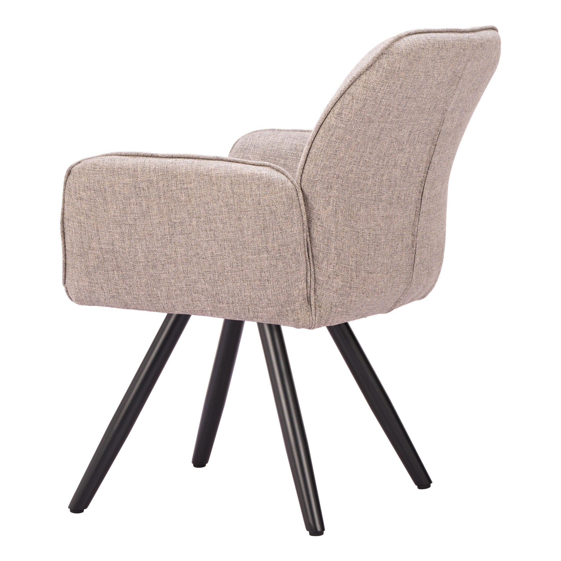 Sieve Swivel Dining Chair (Set of 2) Beige