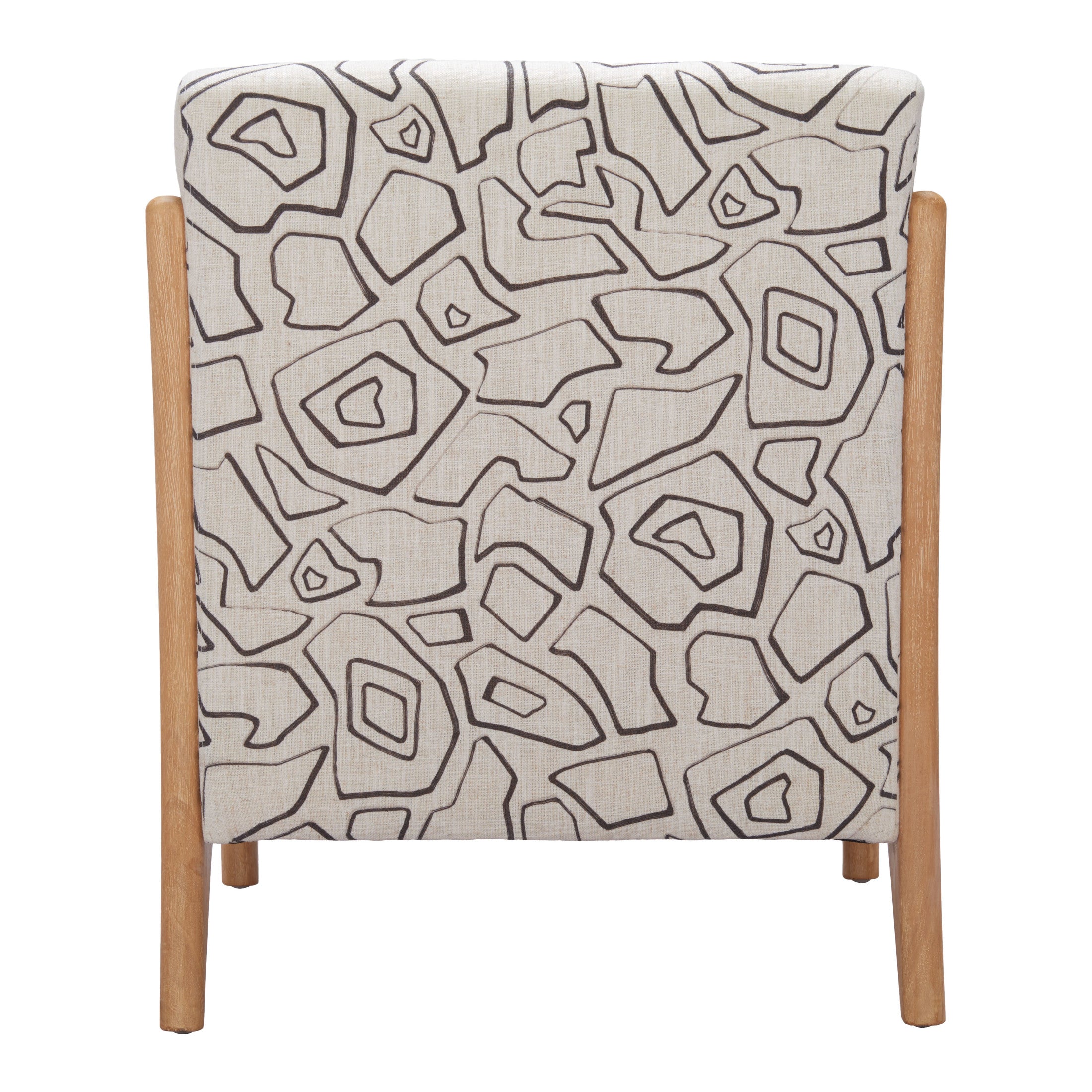 Runa Accent Chair Beige & Natural