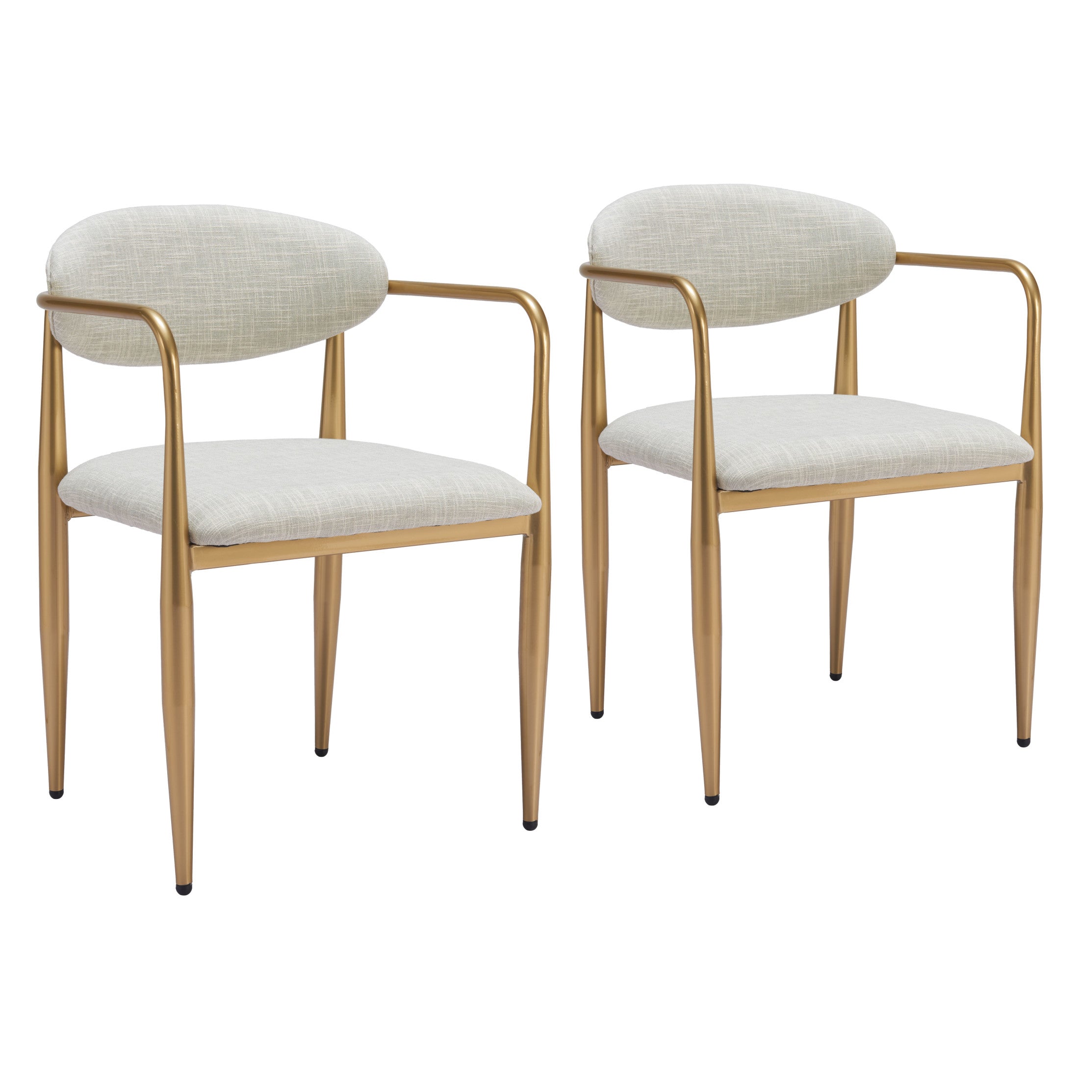 Zens Dining Chair (Set of 2) Quill Gray