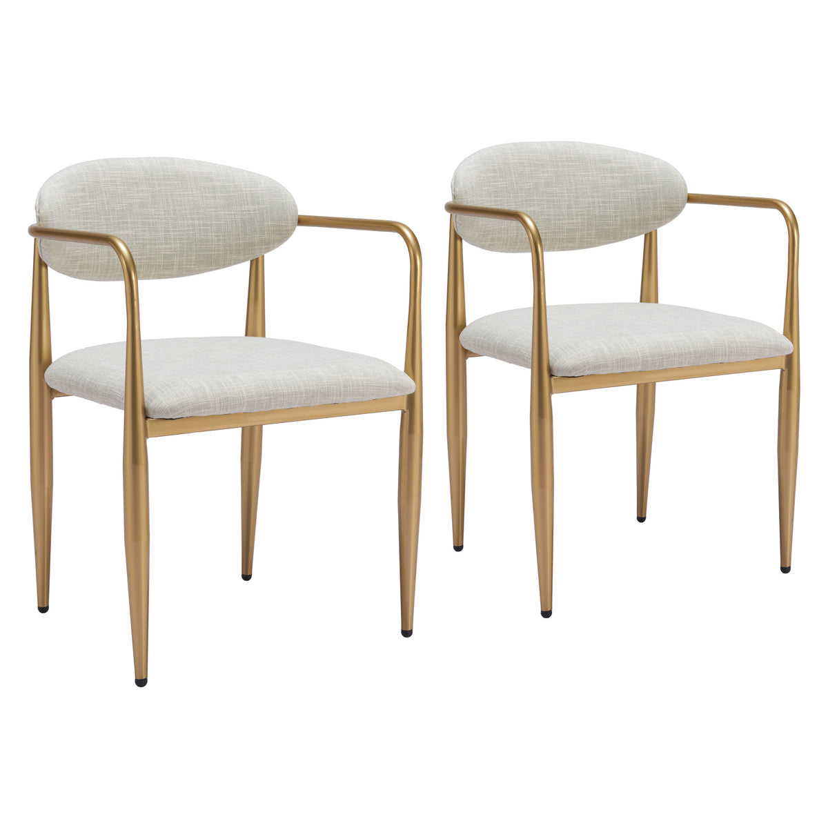 Zens Dining Chair (Set of 2) Quill Gray