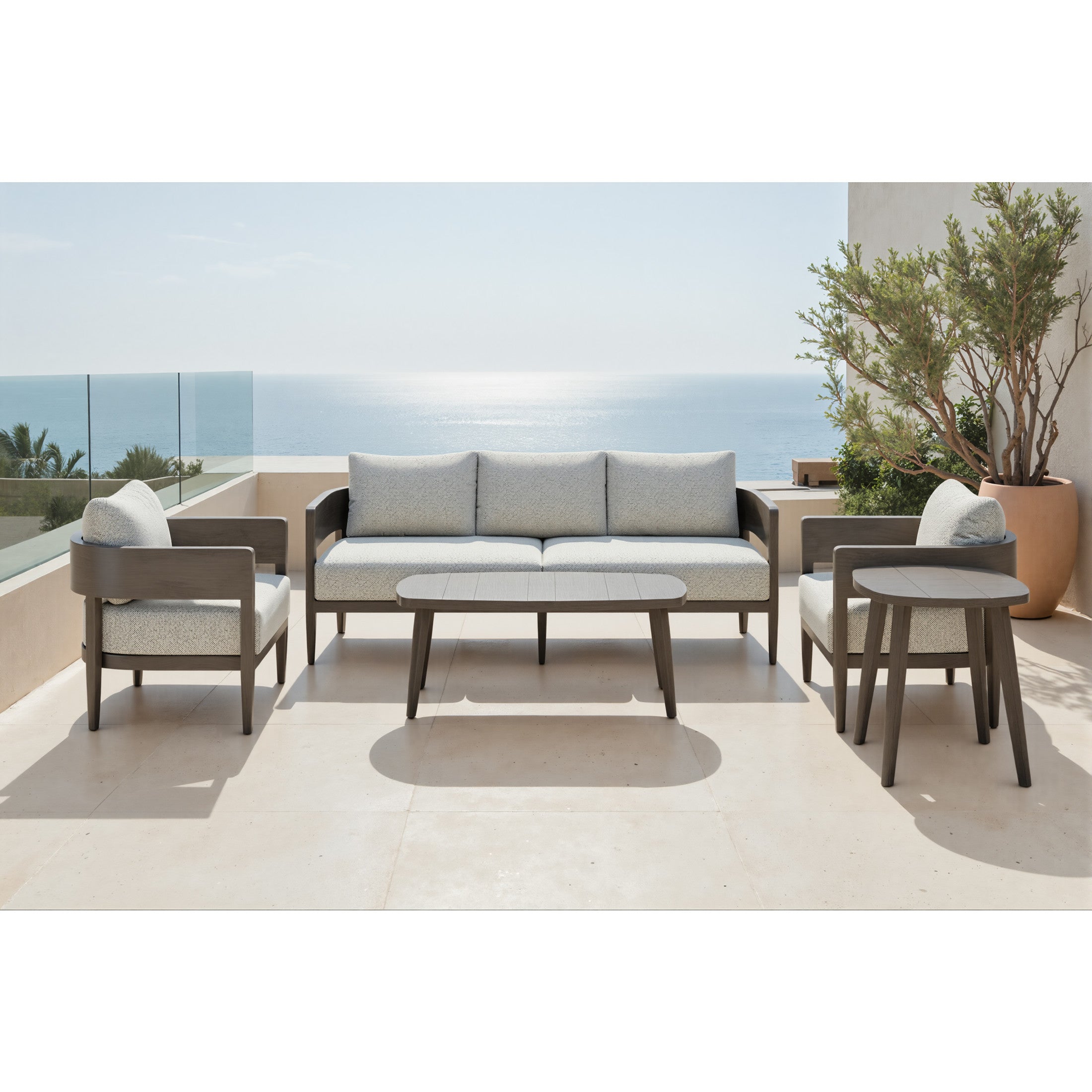 Foret Side Table Brown