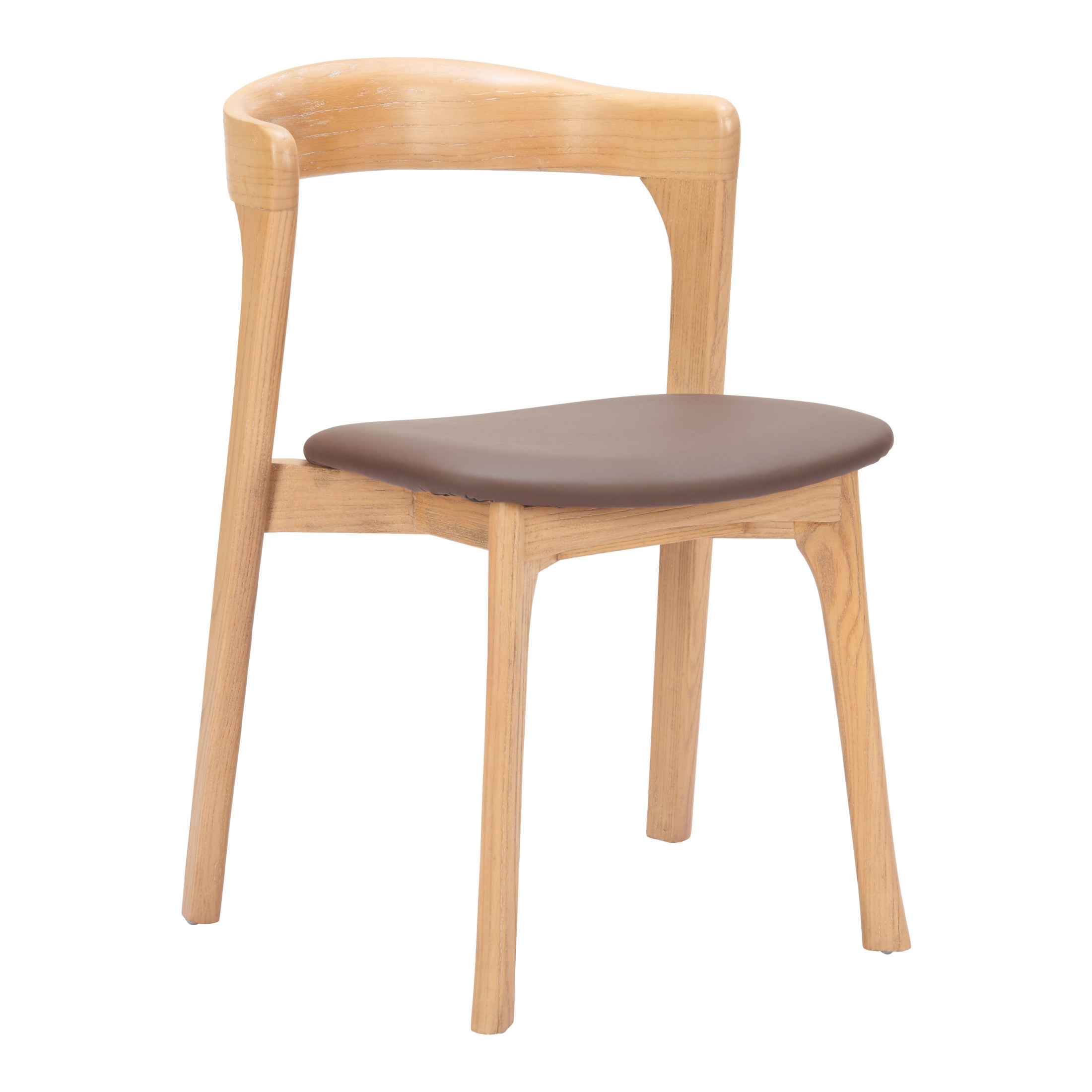 Pioro Dining Chair (Set of 2) Brown & Natural