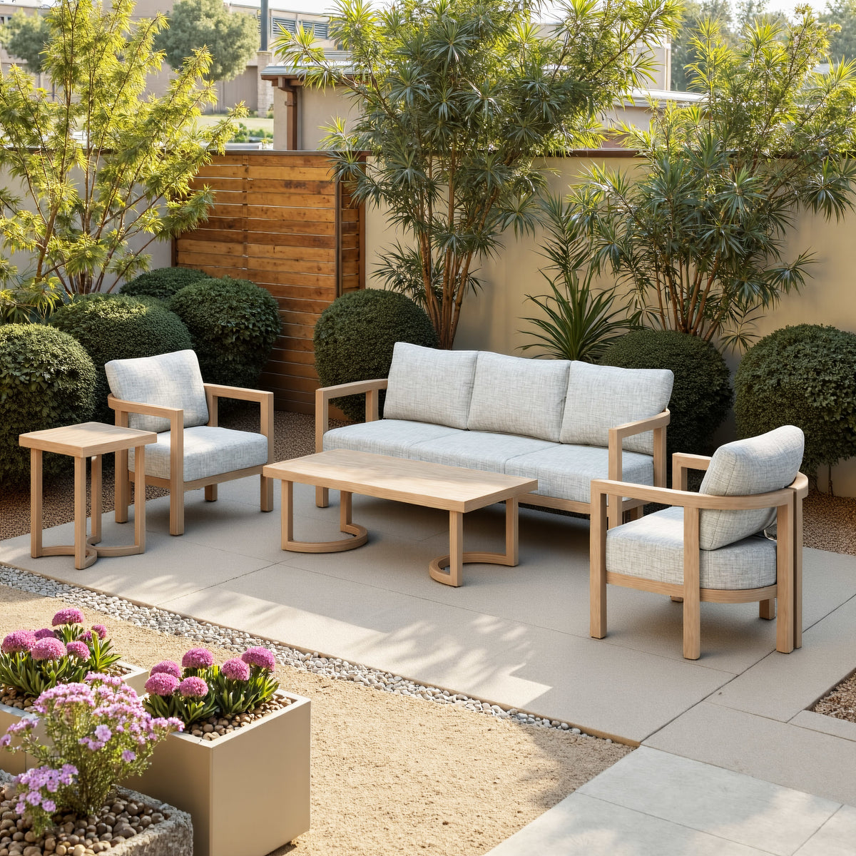 Leto Armchair Gray