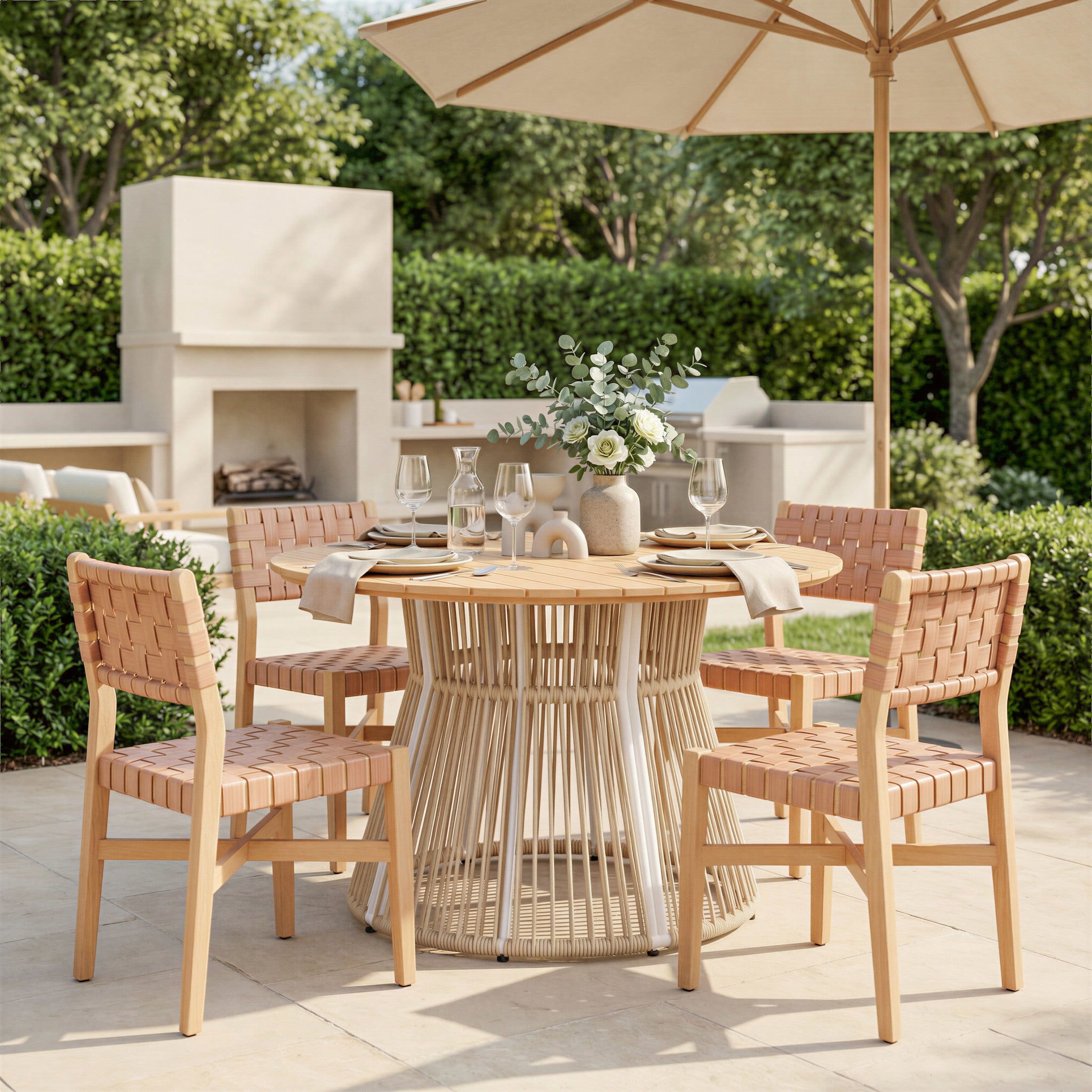 Mizuya Dining Chair Brown