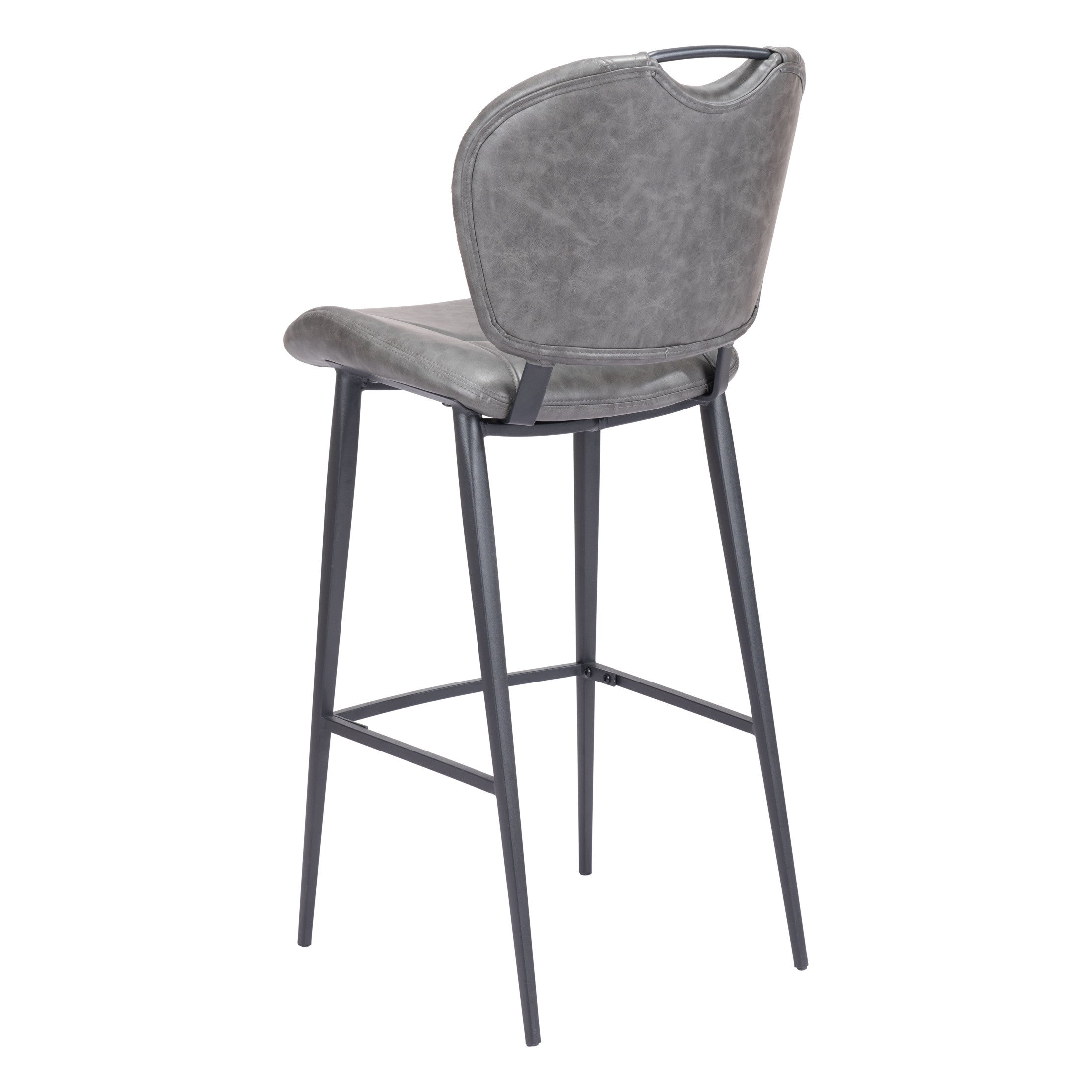 Terrence Barstool Vintage Gray