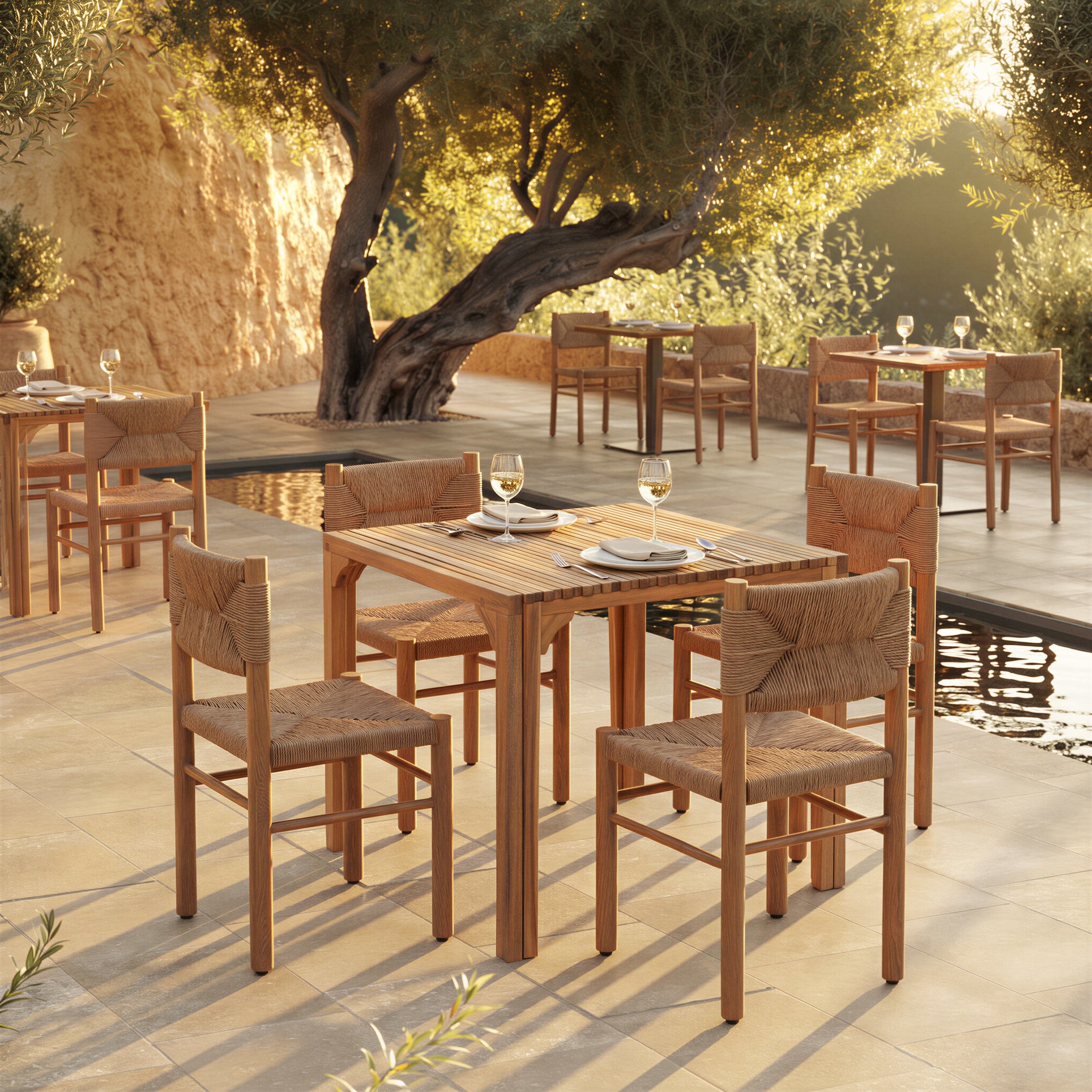 Iska Dining Chair (Set of 2) Natural