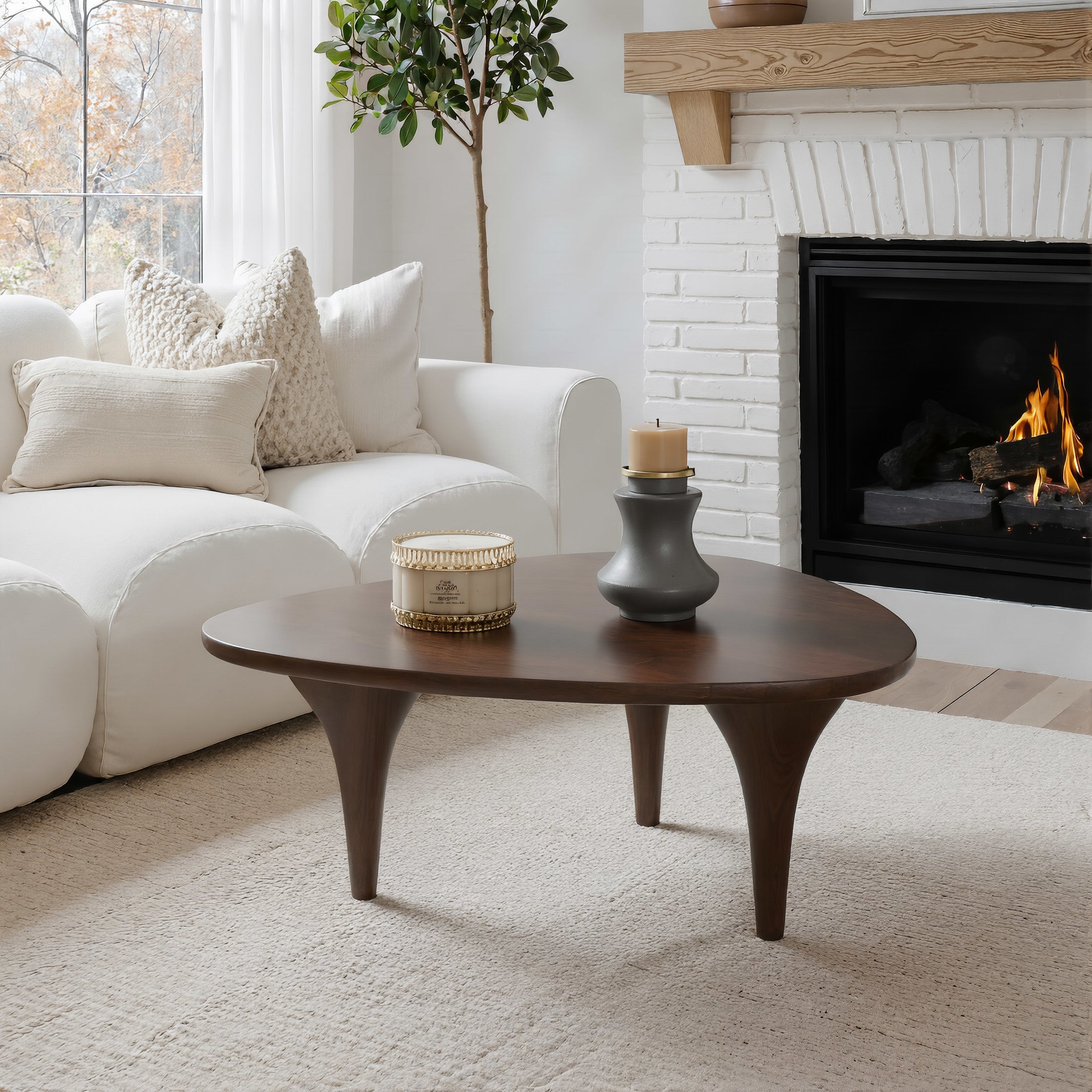 Spiker Coffee Table Walnut