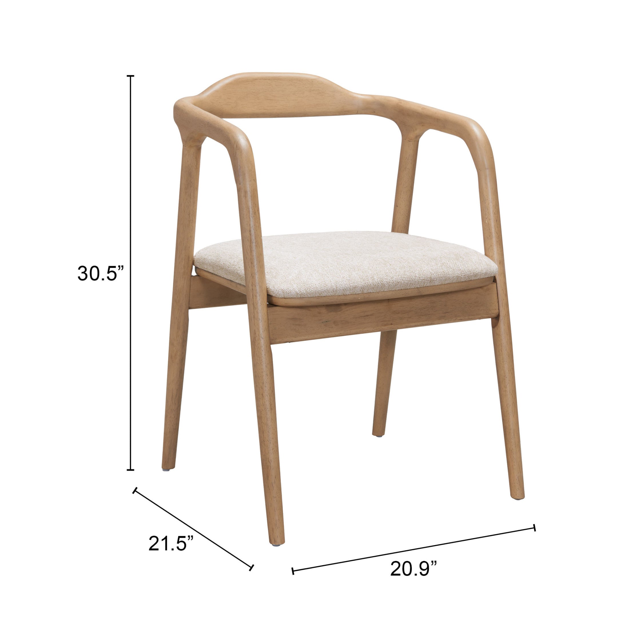 Hosoi Dining Chair Beige