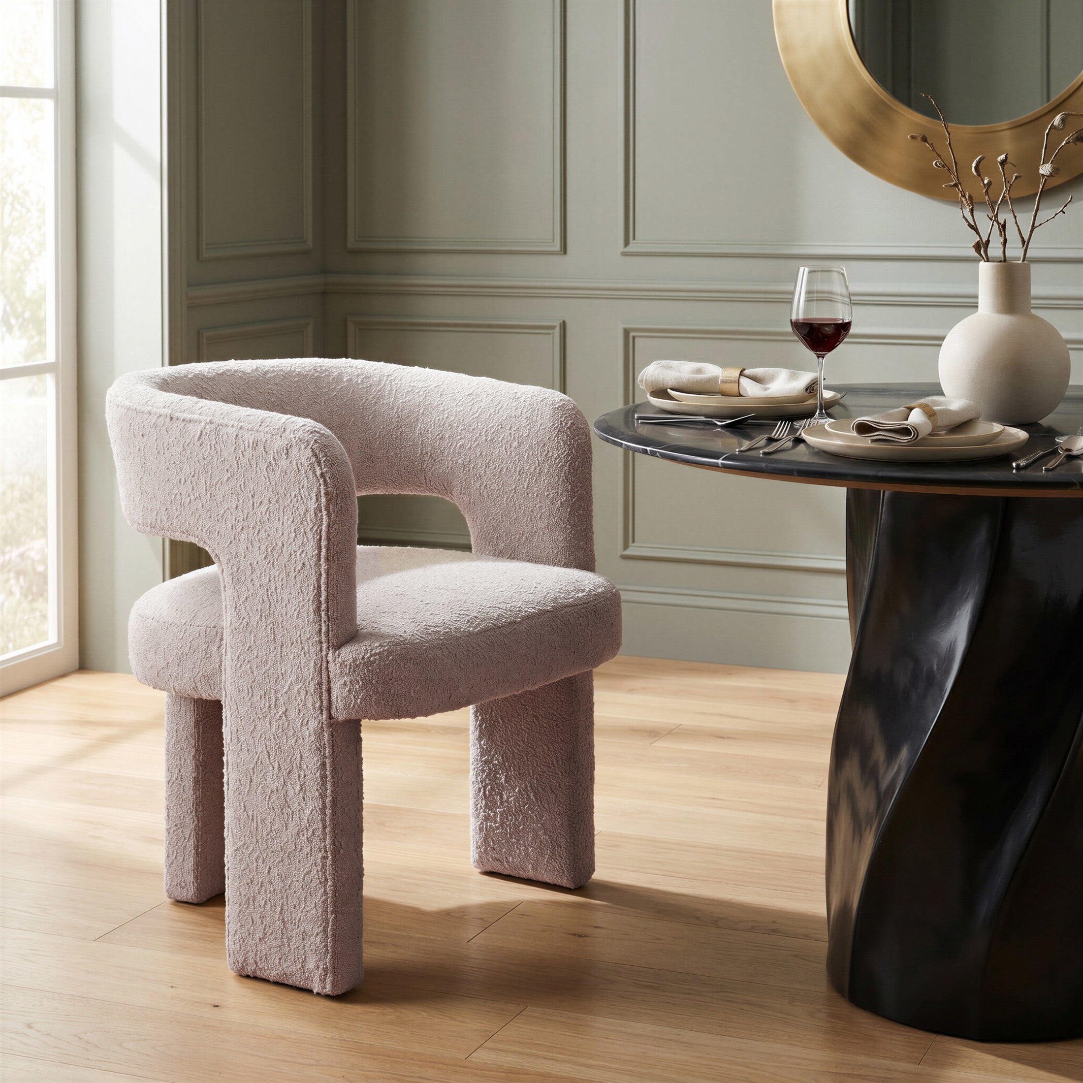 Java Accent Chair Sandy Beige