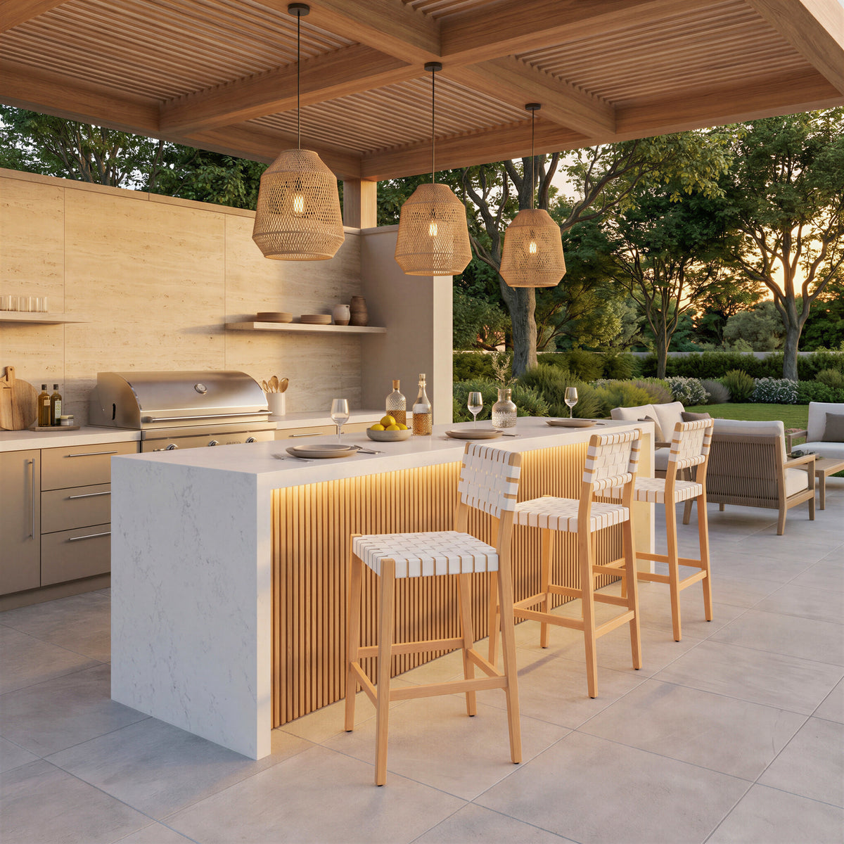 Mizuya Barstool White