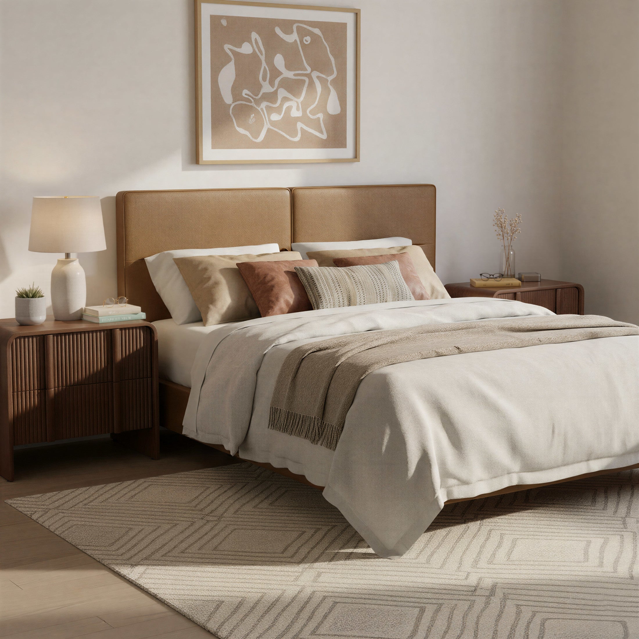Calipso Nightstand Walnut