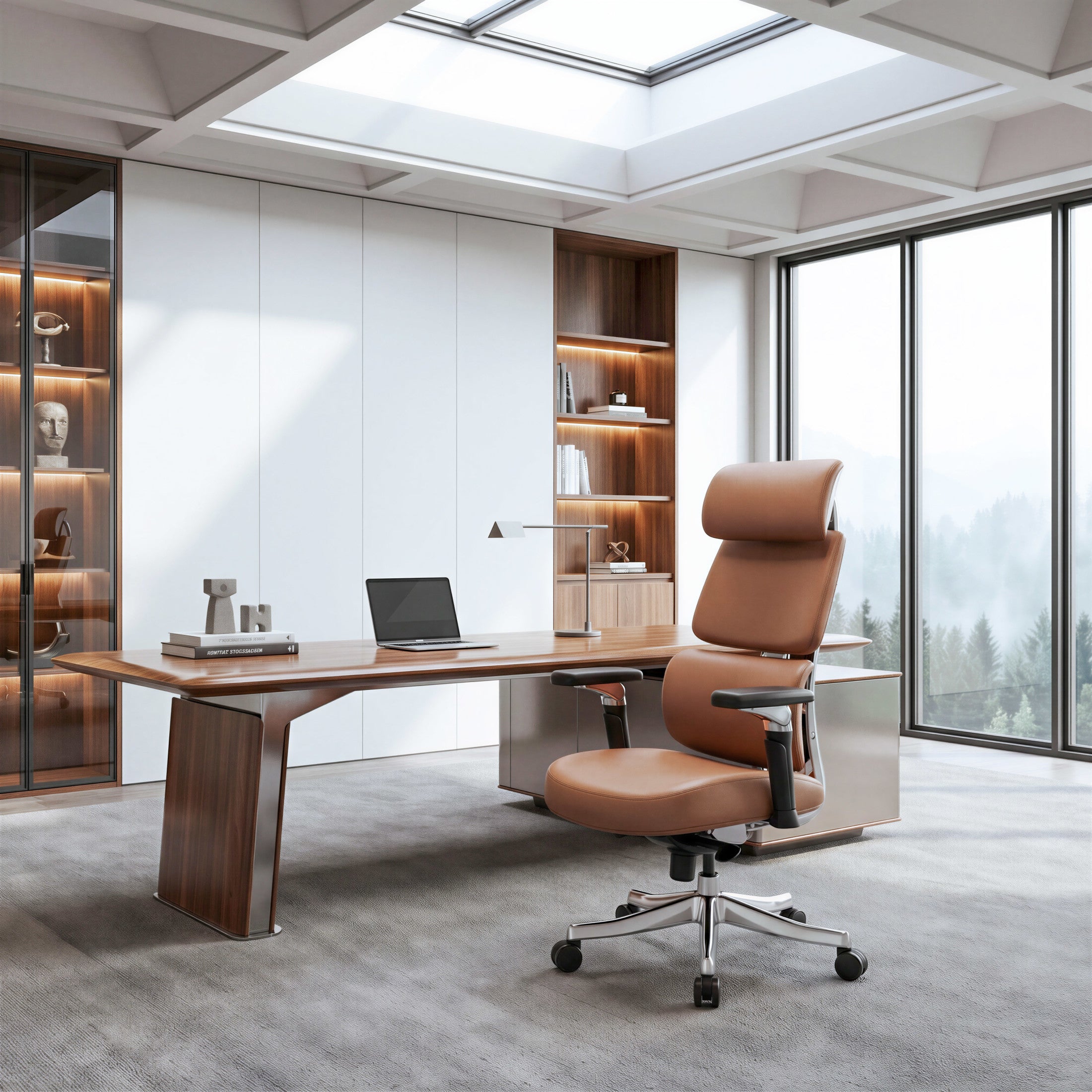 Portia Office Chair Brown