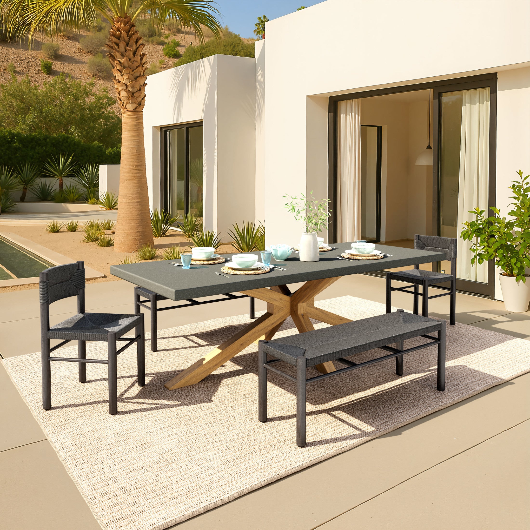 Iska Dining Chair (Set of 2) Black