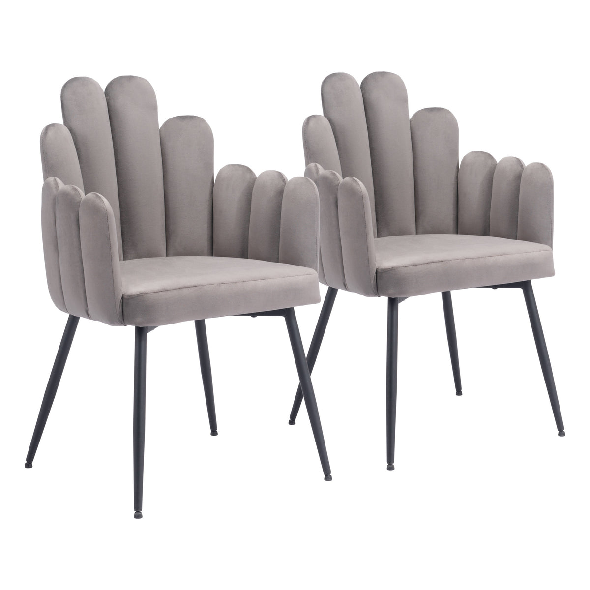 Noosa Dining Chair (Set of 2) Gray