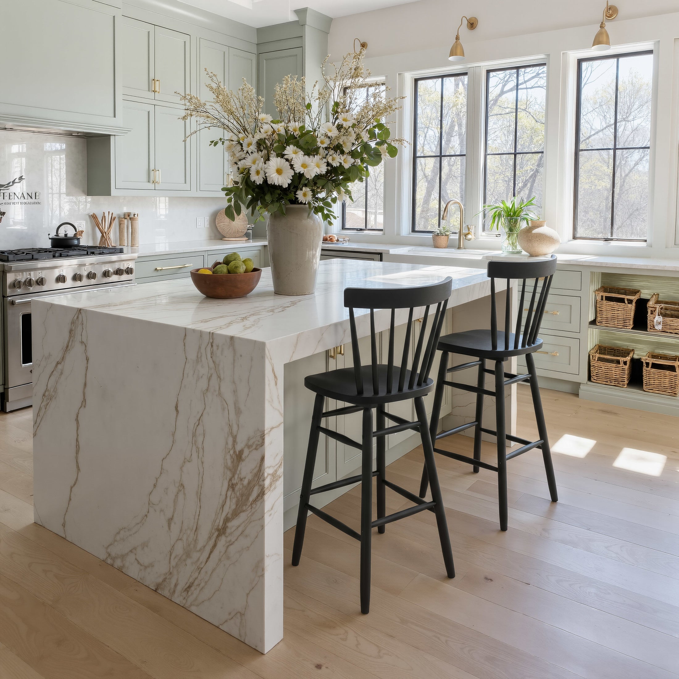 Tyce Barstool (Set of 2) Black