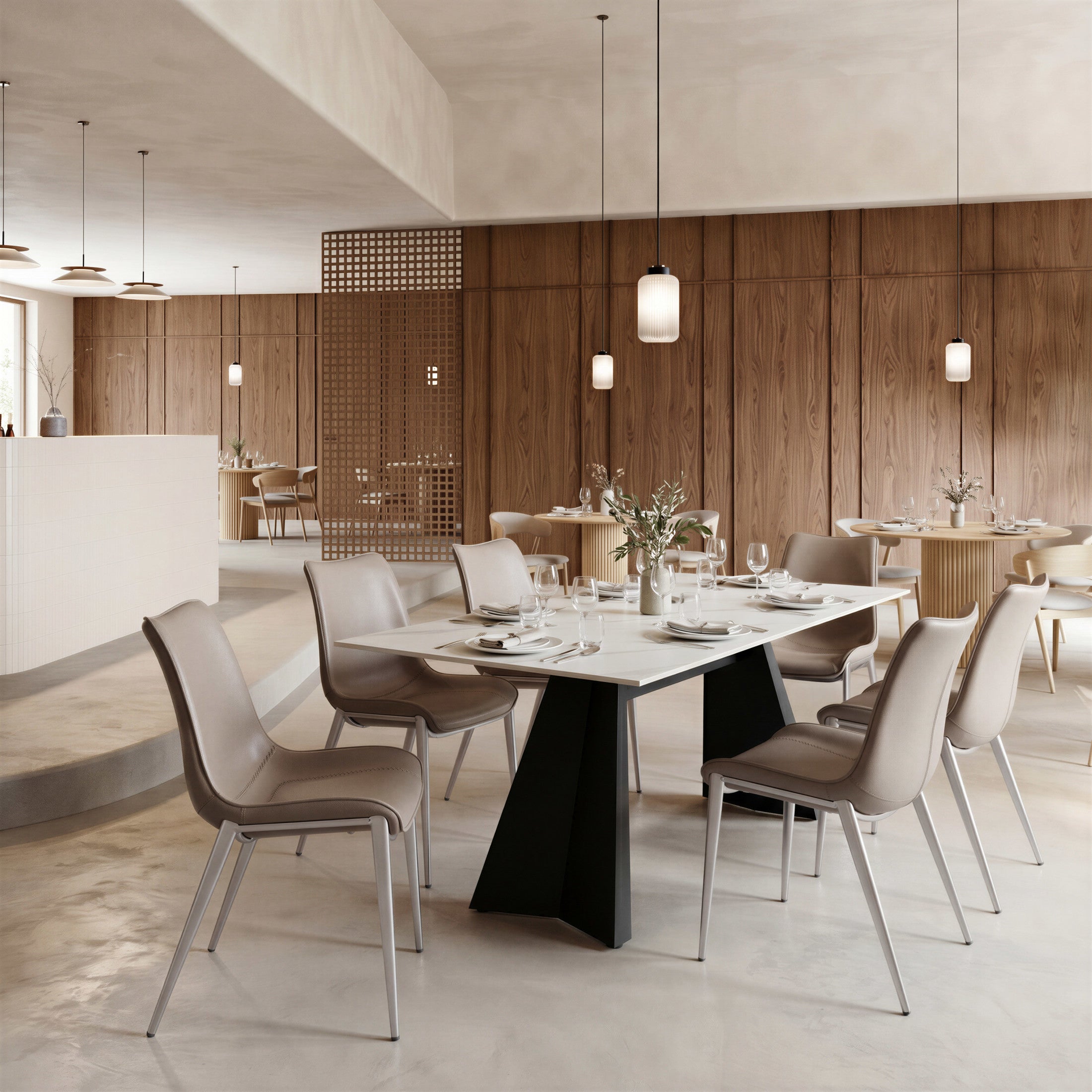 Inky Dining Table White
