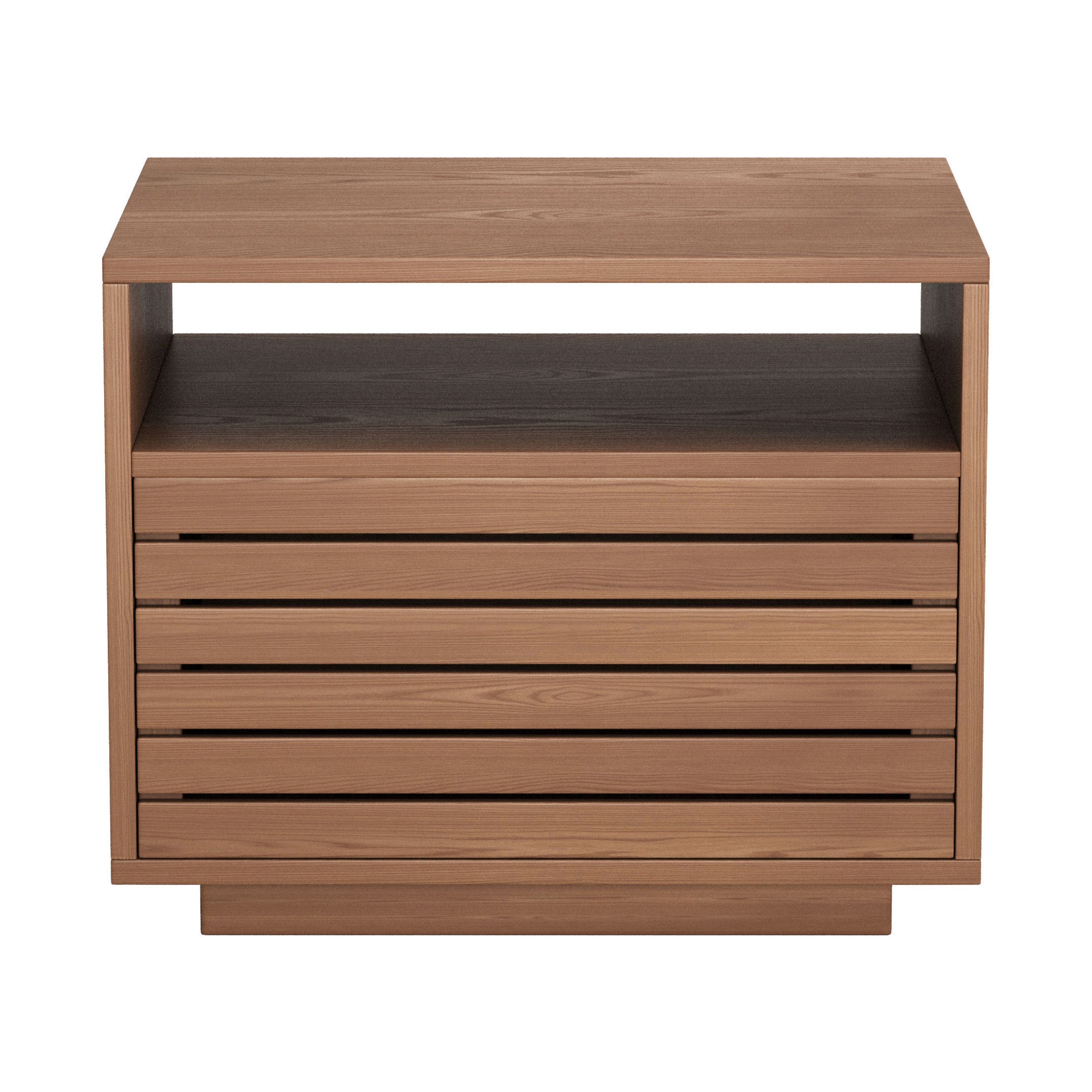 Slit Nightstand Walnut