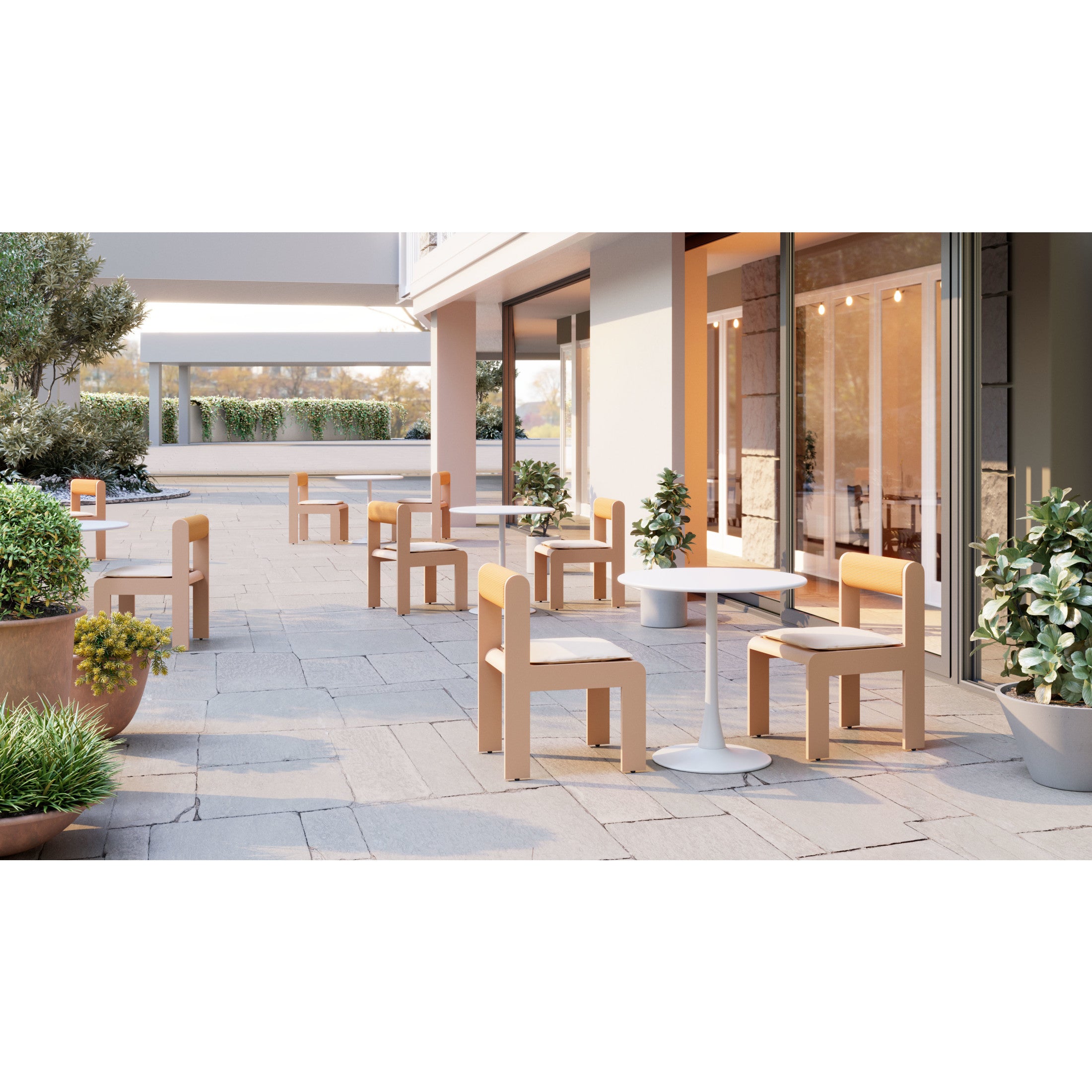 Island Dining Chair (Set of 2) White