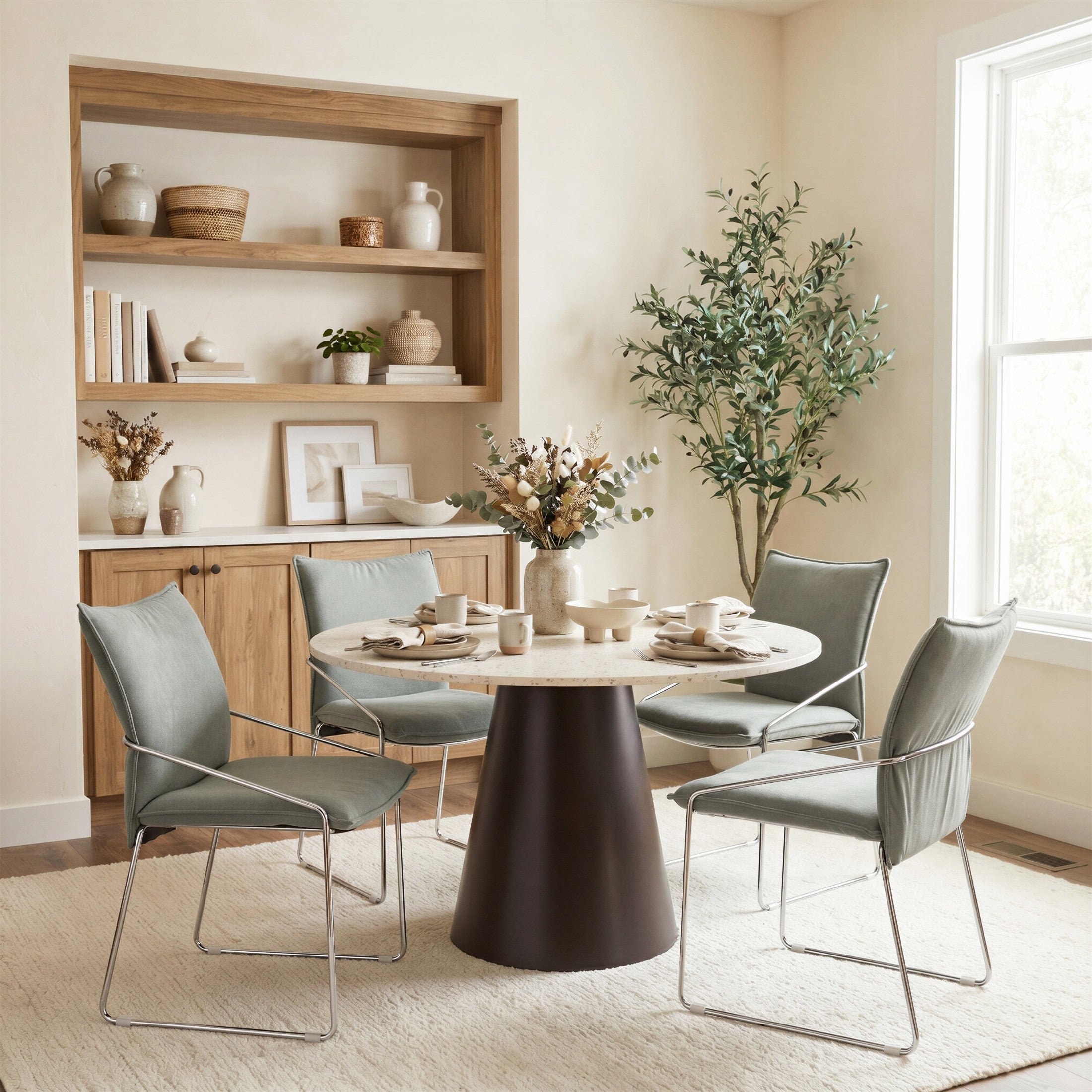 Pola Dining Chair (Set of 2) Green