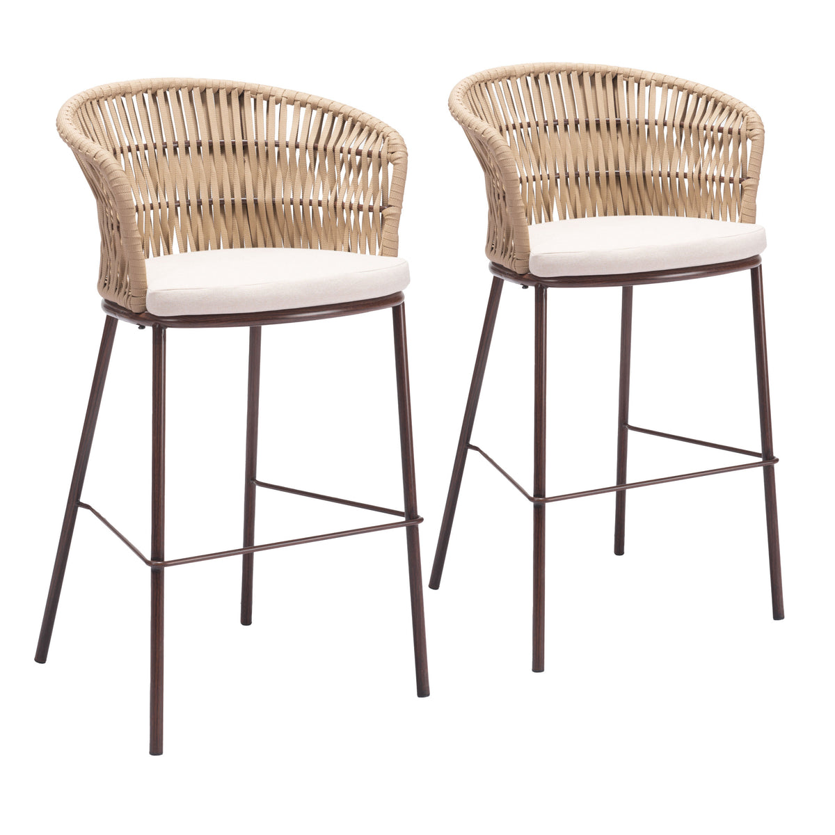 Freycinet Barstool (Set of 2) Natural