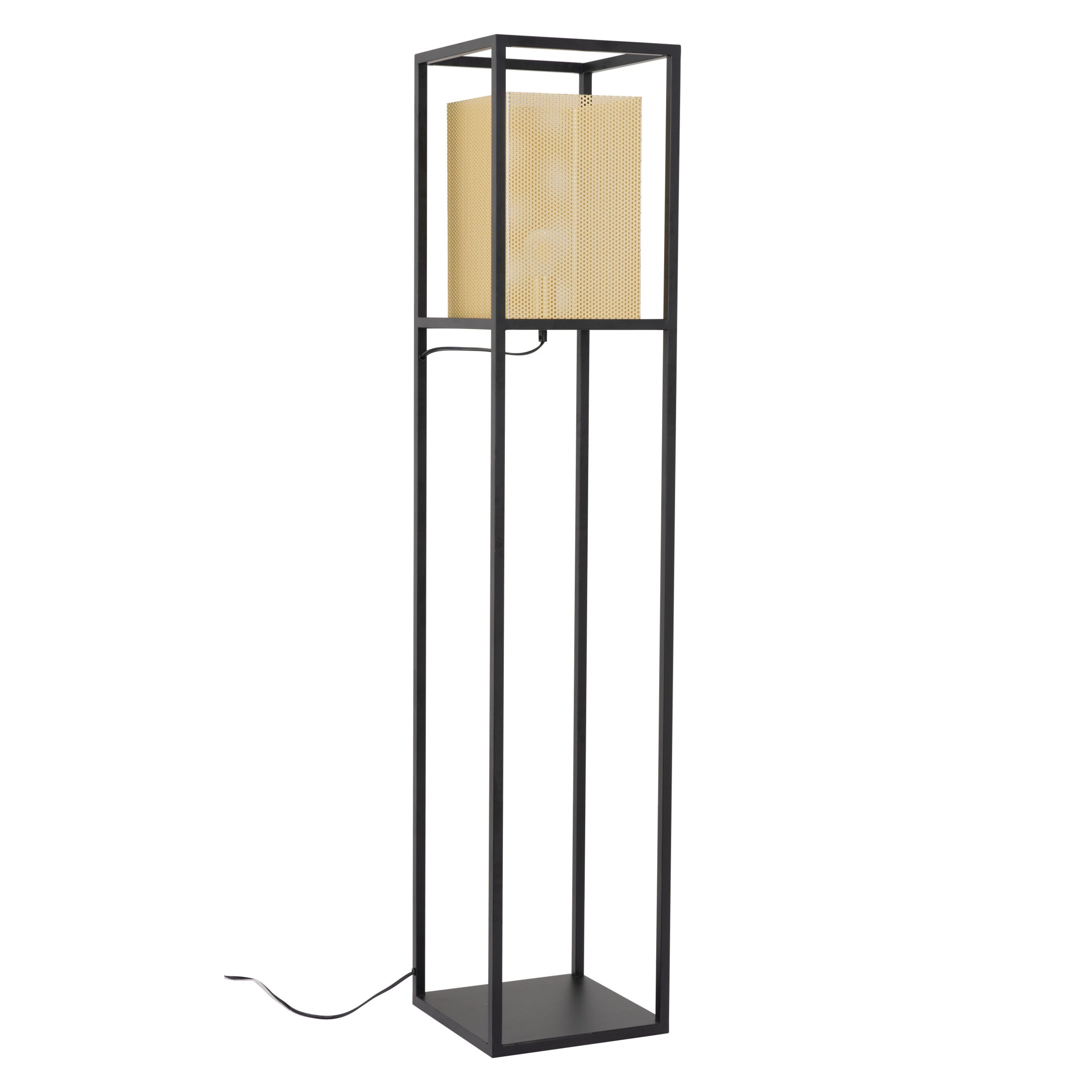 Yves Floor Lamp Gold & Black