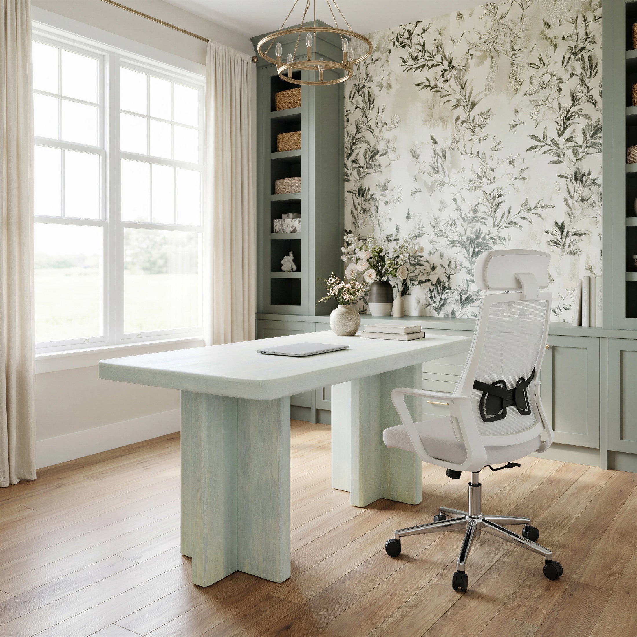 Jett High Back Office Chair Light Gray