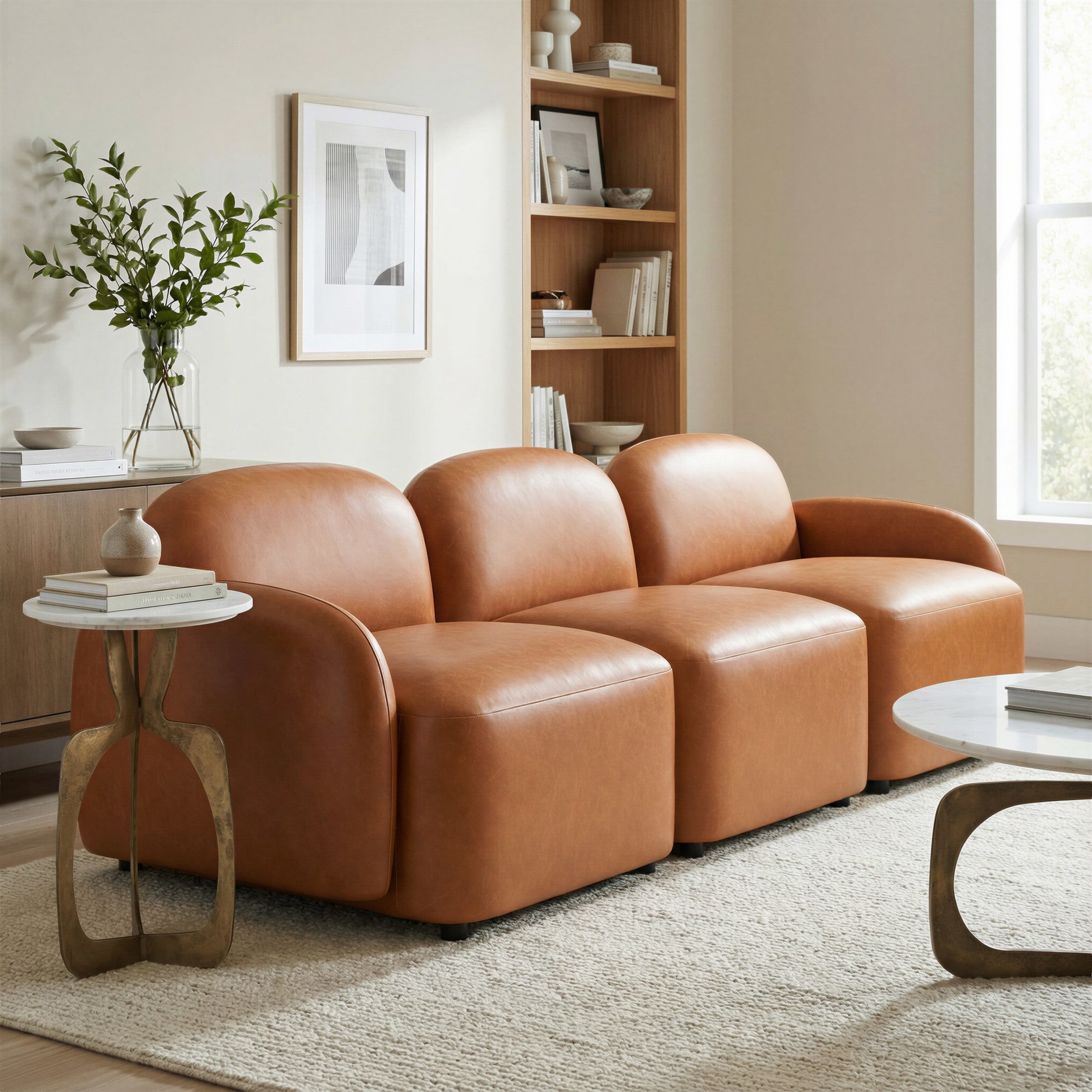 Cleo Modular Sofa Brown